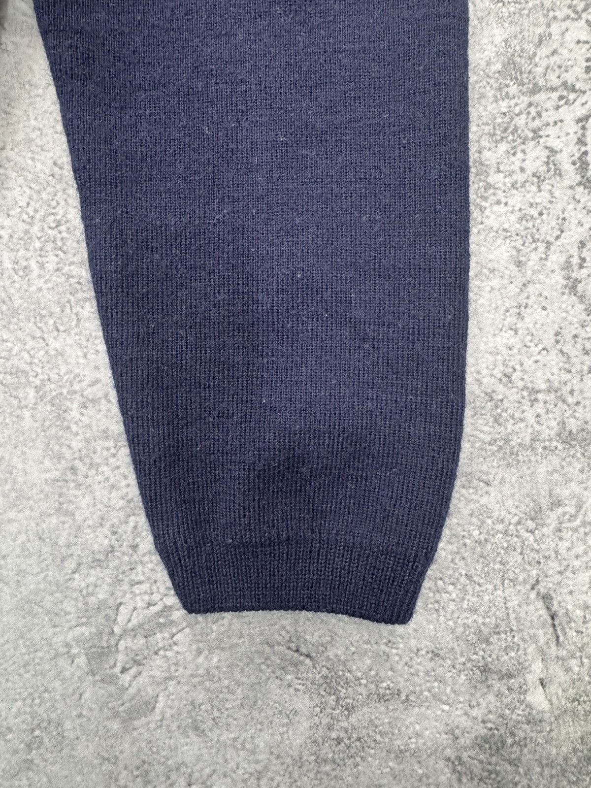 Lacoste Lacoste Men Crew Neck Knit Sweater Navy Size XL Size US XL / EU 56 / 4 - 4 Thumbnail