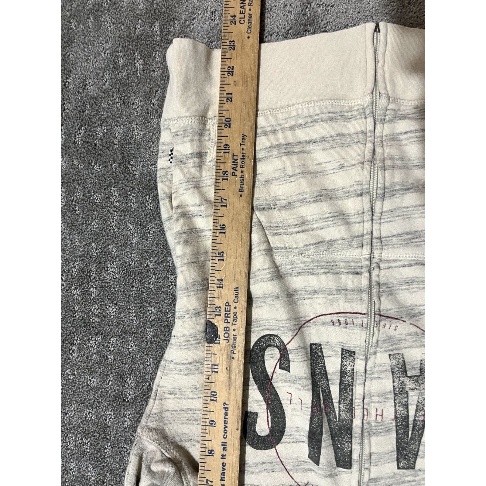 Vans vans hoodie womens XS Beige Gray Striped Full Zip Hoodie Size XS / US 0-2 / IT 36-38 - 6 Thumbnail