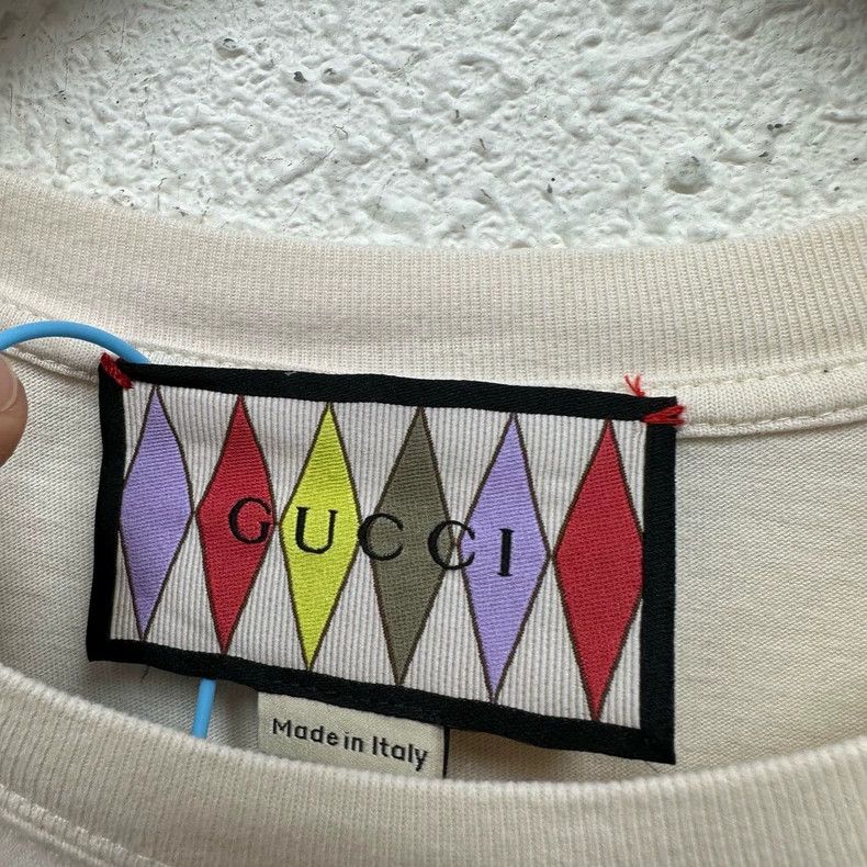 Gucci Gucci Floral embroidered LOGO short-sleeved T-shirt 2503-Ne Size US L / EU 52-54 / 3 - 3 Thumbnail