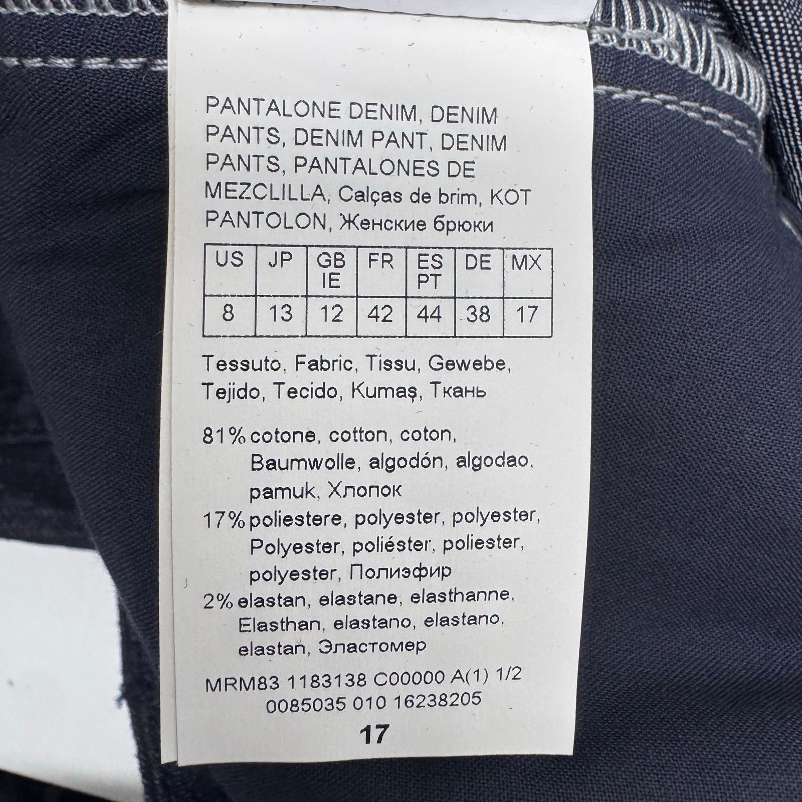Marina Rinaldi NWT Marina Rinaldi Idillico Dark Navy Denim Pant sz 8 Casual Size 30" / US 8 / IT 44 - 9 Thumbnail