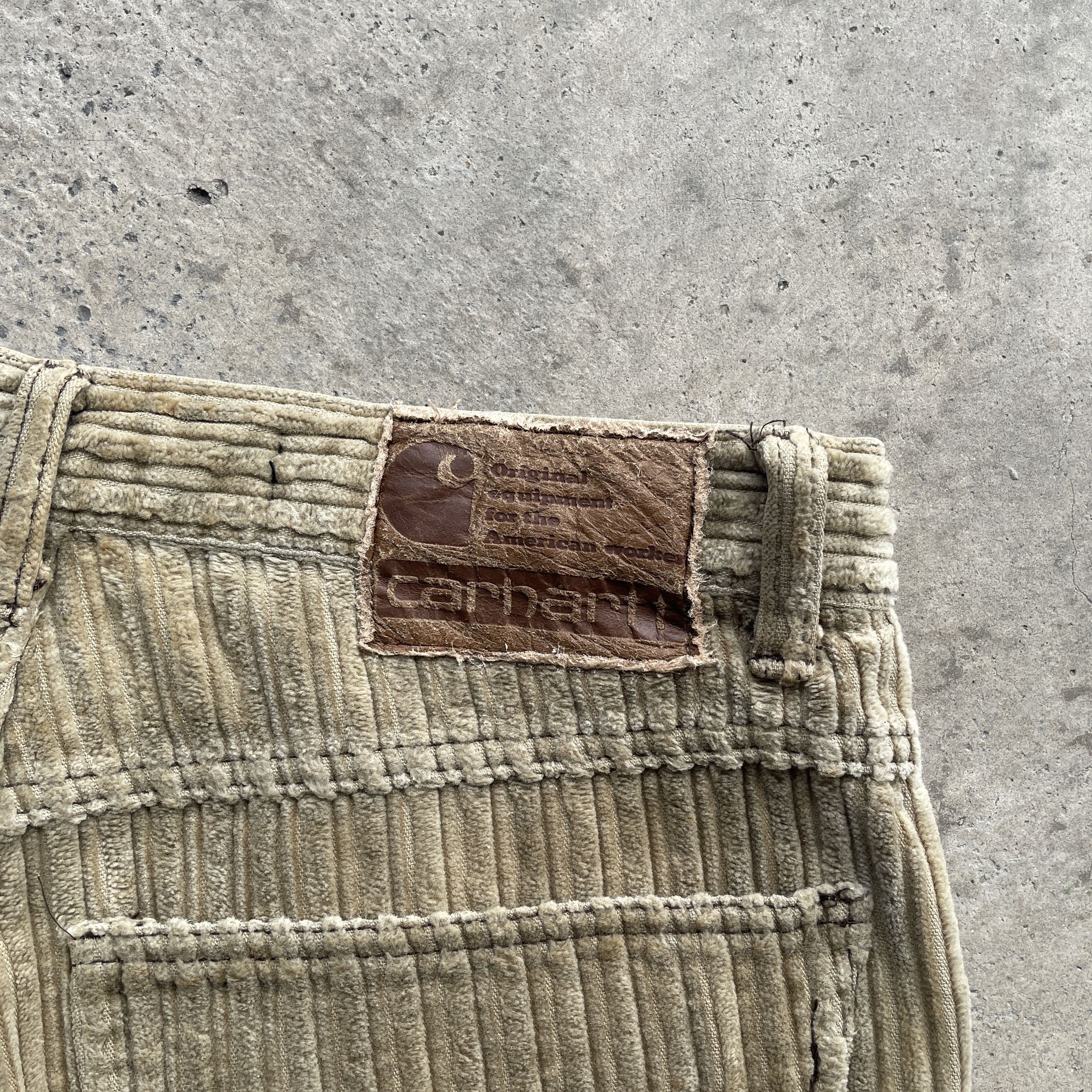 Carhartt VINTAGE CARHARTT FADED BROWNS CORDUROI TROUSERS PANTS W30 Size US 30 / EU 46 - 10 Thumbnail
