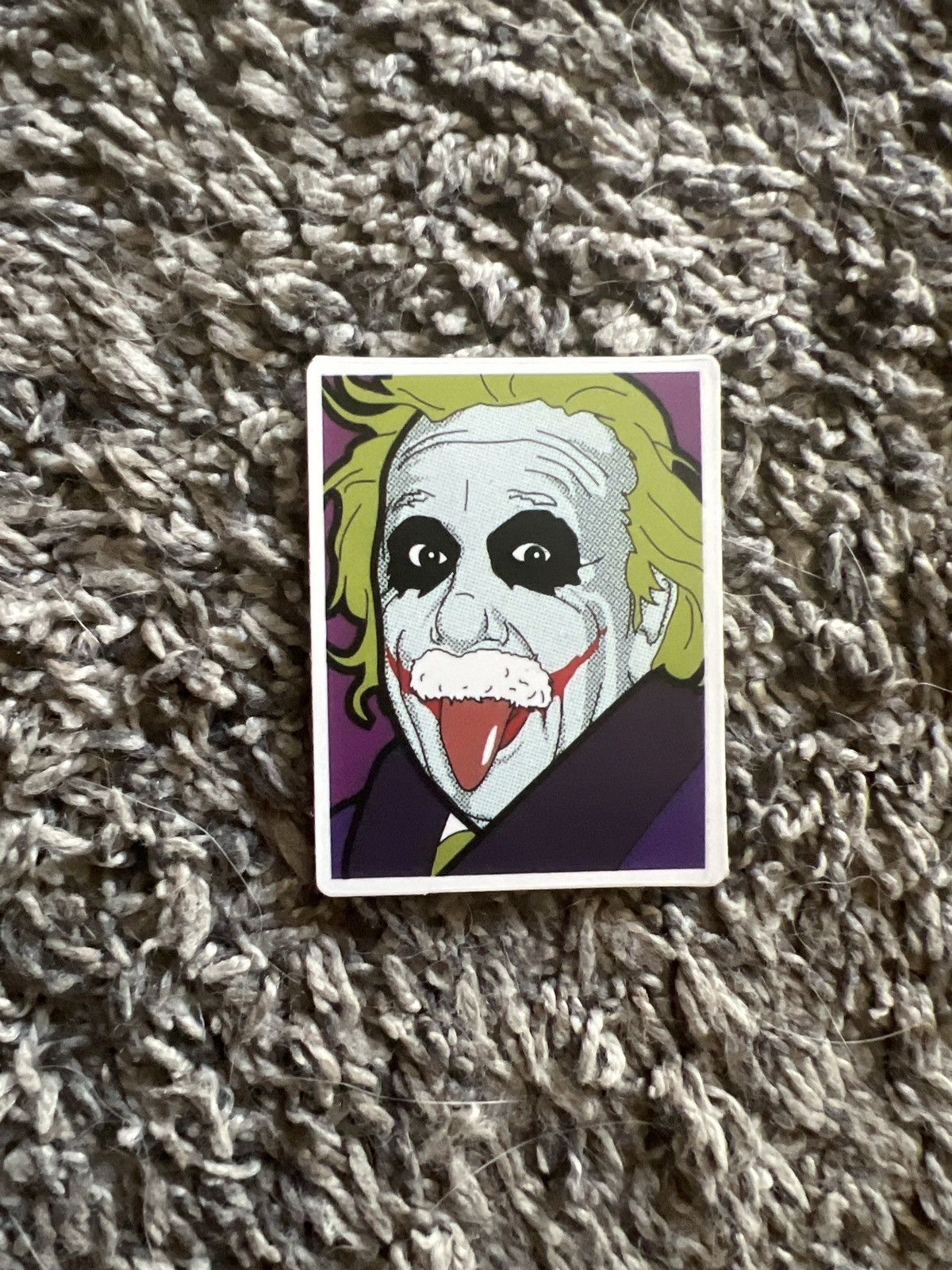 DC Comics Albert Einstein Joker Sticker Size ONE SIZE - 1 Thumbnail
