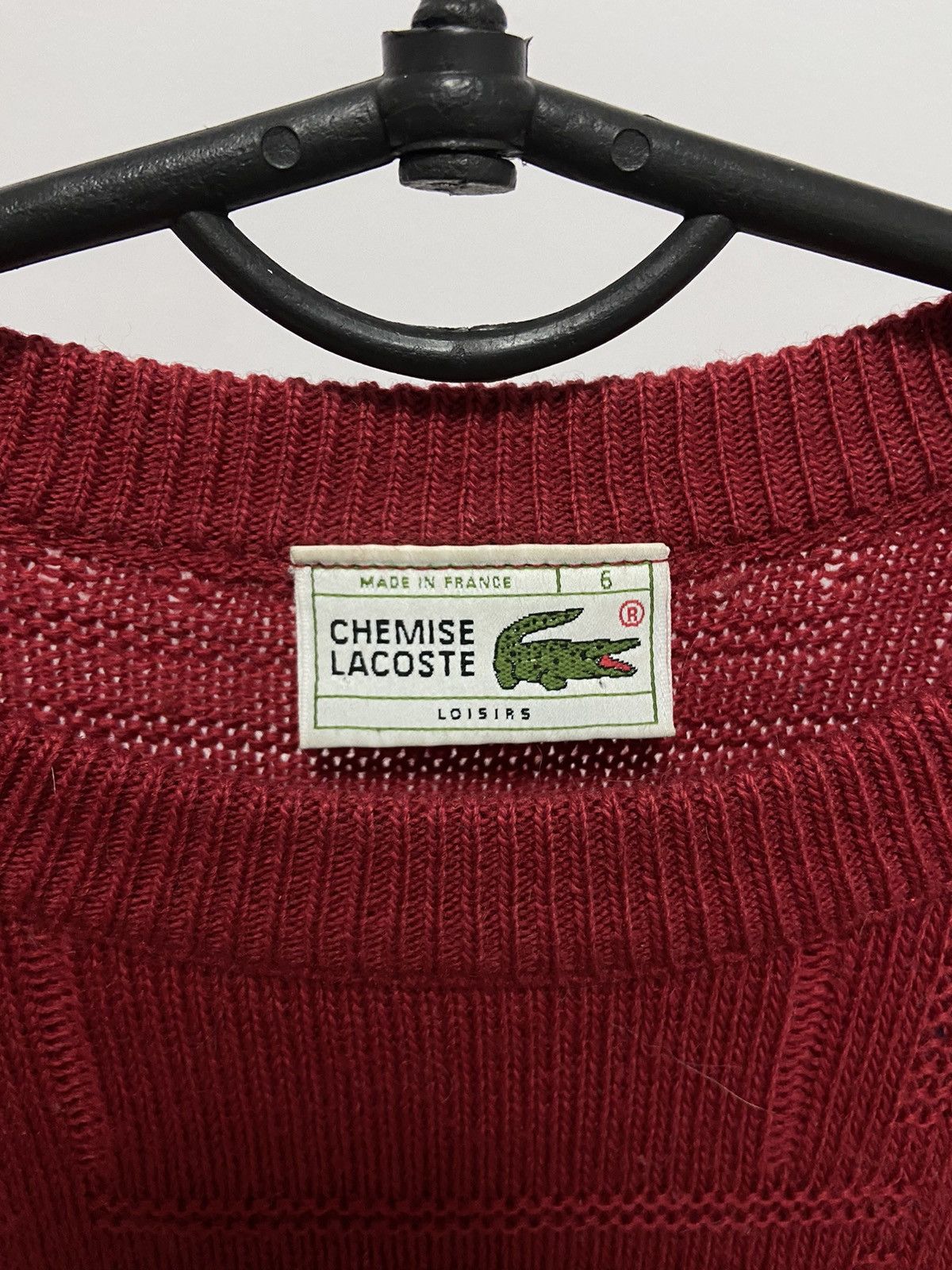 Lacoste × Vintage Lacoste Chemise Vintage Sweater Knitted Small Logo France Size US L / EU 52-54 / 3 - 5 Thumbnail