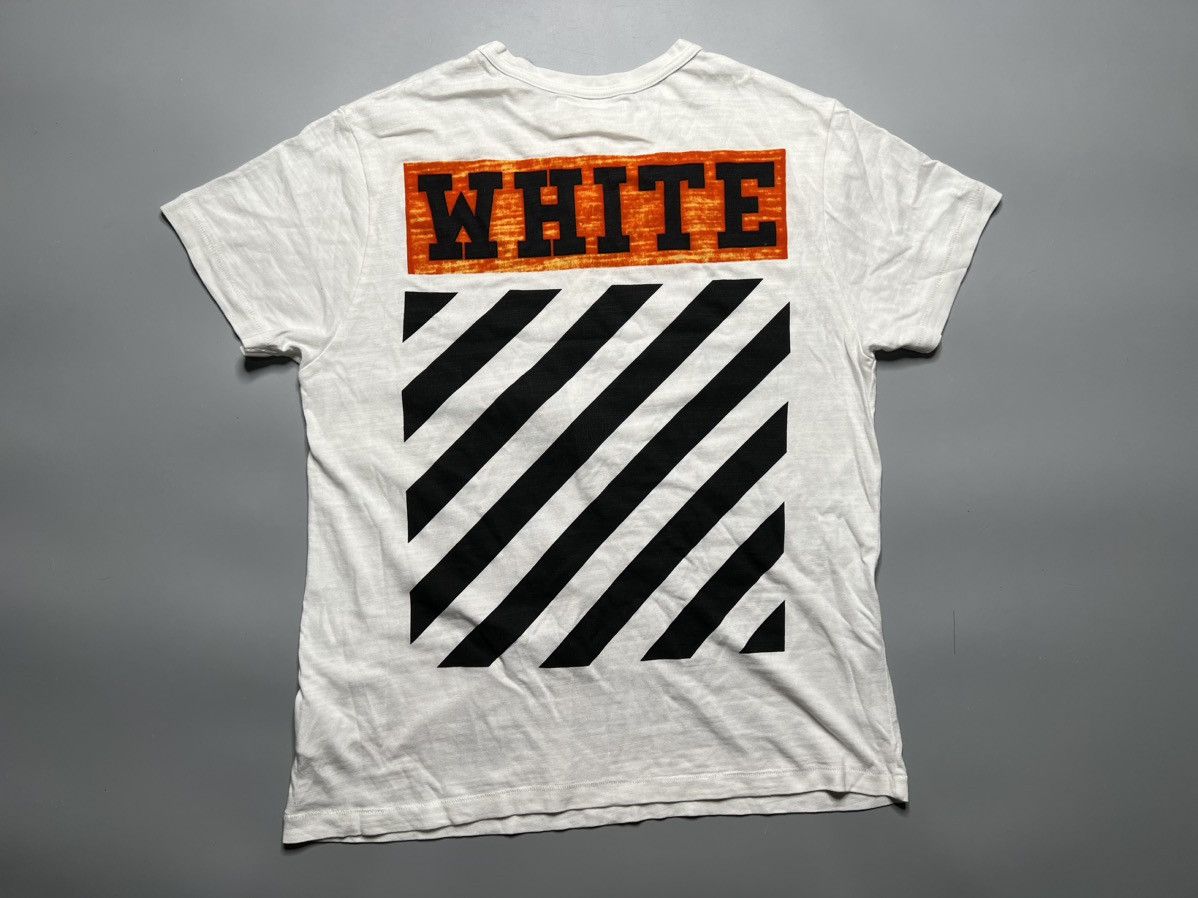 //Off-White// ORANGE BOX T-SHIRT WHITE re-cuts Tシャツ 黒 Off White Orange Box Tee | Grailed