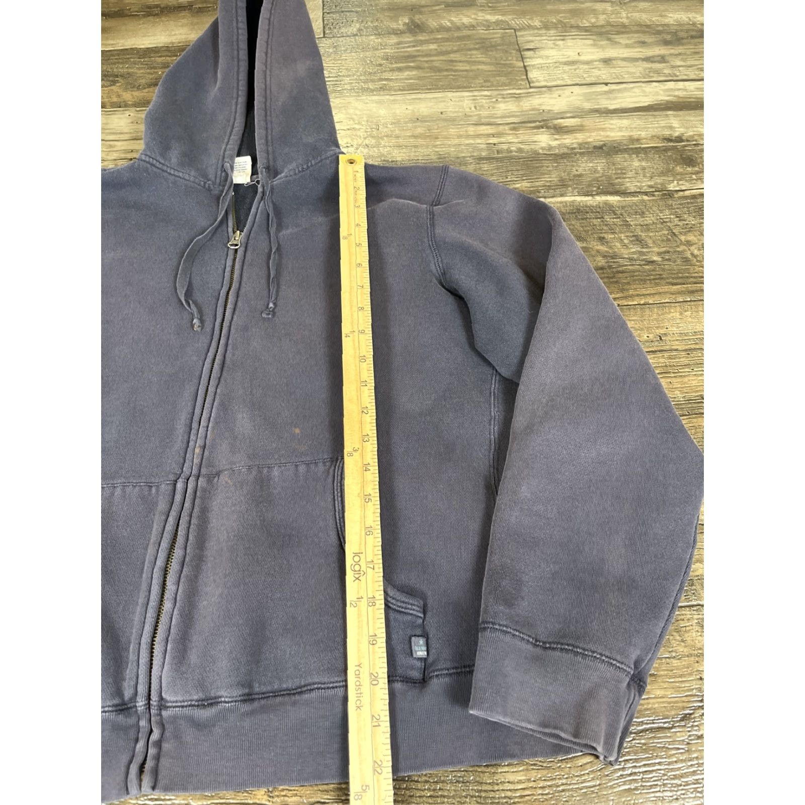 Vintage VINTAGE Old Navy Hoodie Mens XL Navy Blue Faded Distressed Full Zip Y2K Size US XL / EU 56 / 4 - 2 Thumbnail