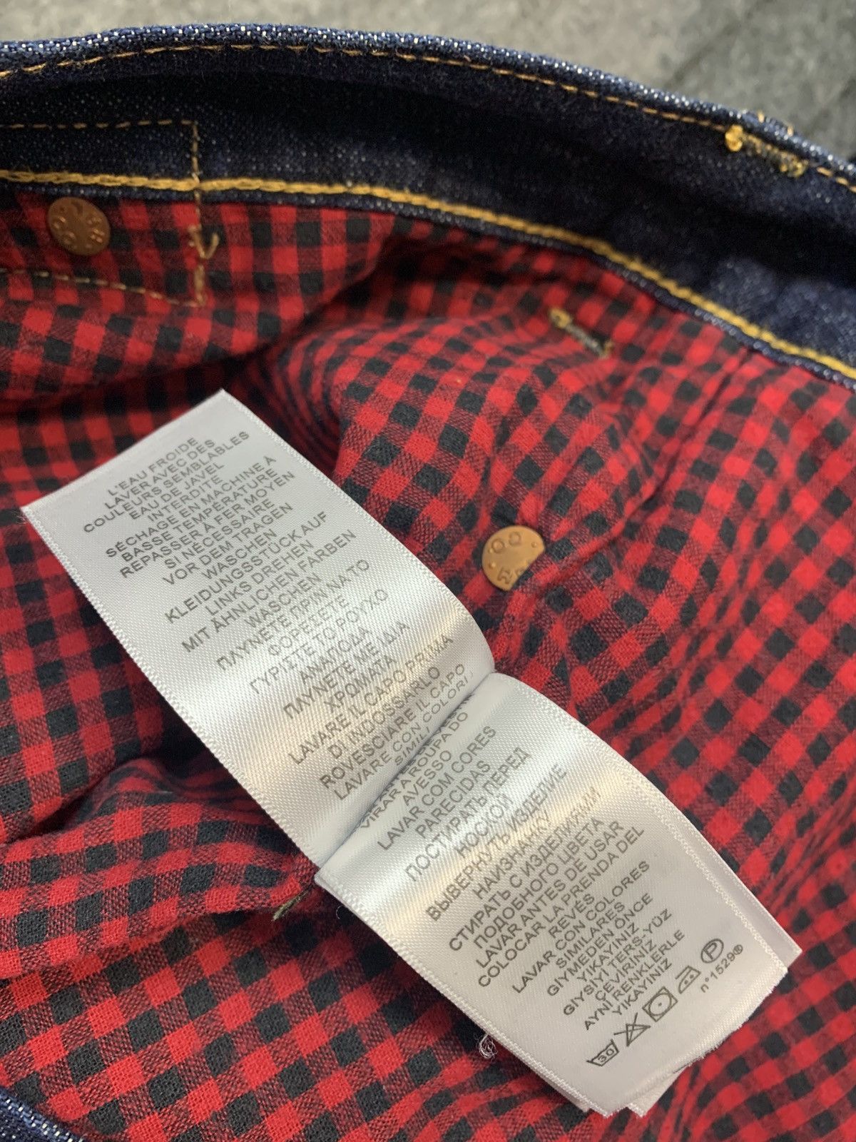 RRL Ralph Lauren Rare Double RL Ralph Lauren Lot R01 Indigo Denim Jeans Size US 32 / EU 48 - 11 Thumbnail