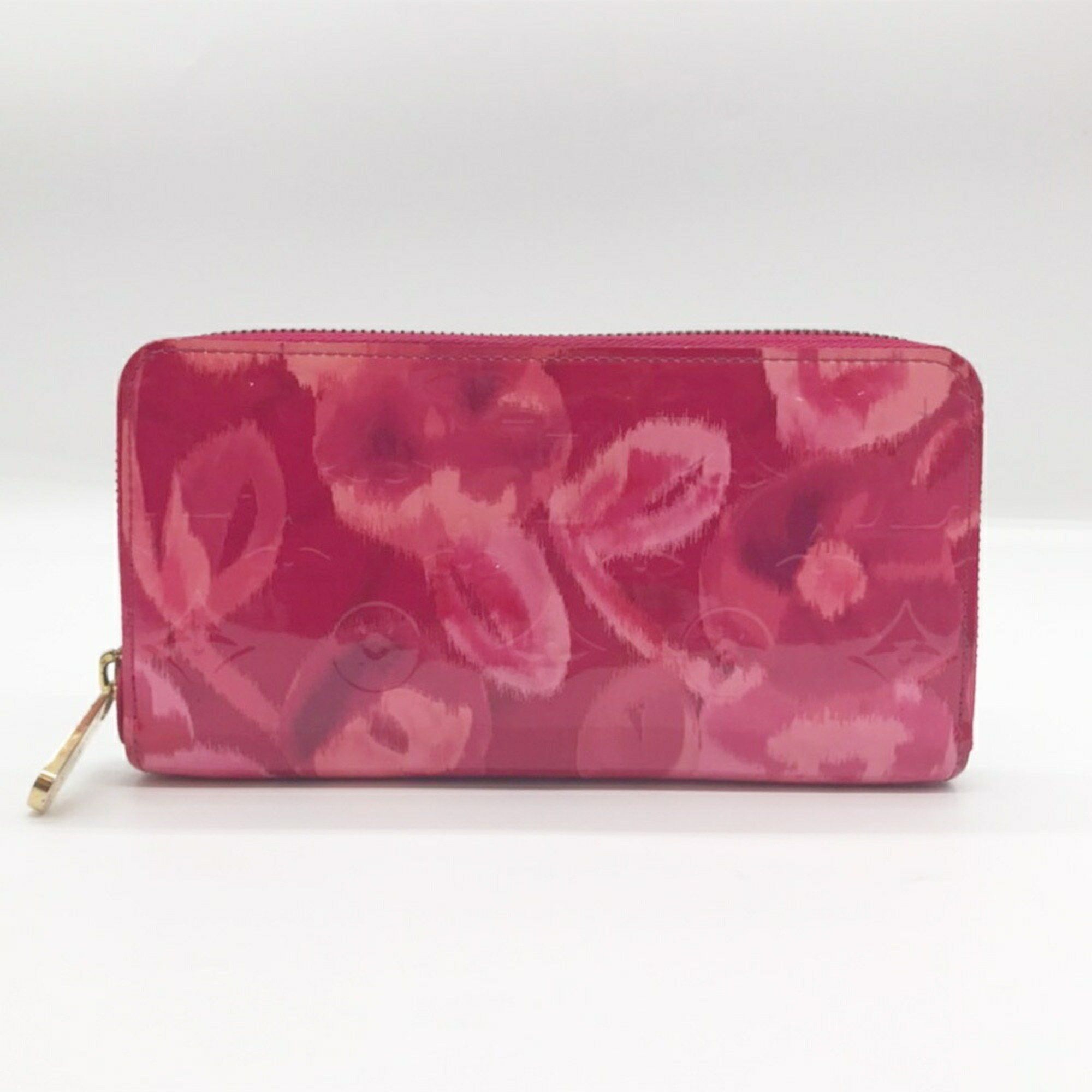 Louis Vuitton Louis Vuitton Long Wallet Ikat Flower Zippy Vernis Rose Indien LOUIS VUITTON Size ONE SIZE - 1 Thumbnail