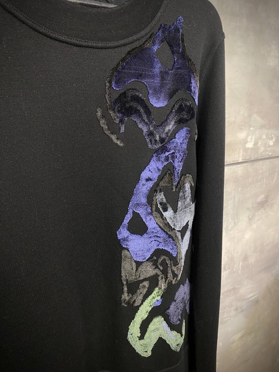 Ann Demeulemeester Lyocell sweatshirt with abstract print M Size US M / EU 48-50 / 2 - 3 Thumbnail