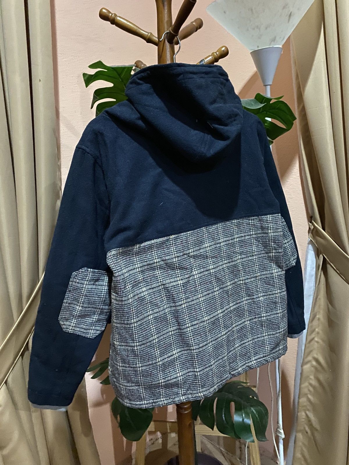 Japanese Brand Vintage Quash Gentle Hood Wool Patch Jacket Limited Edition Size US S / EU 44-46 / 1 - 11 Thumbnail