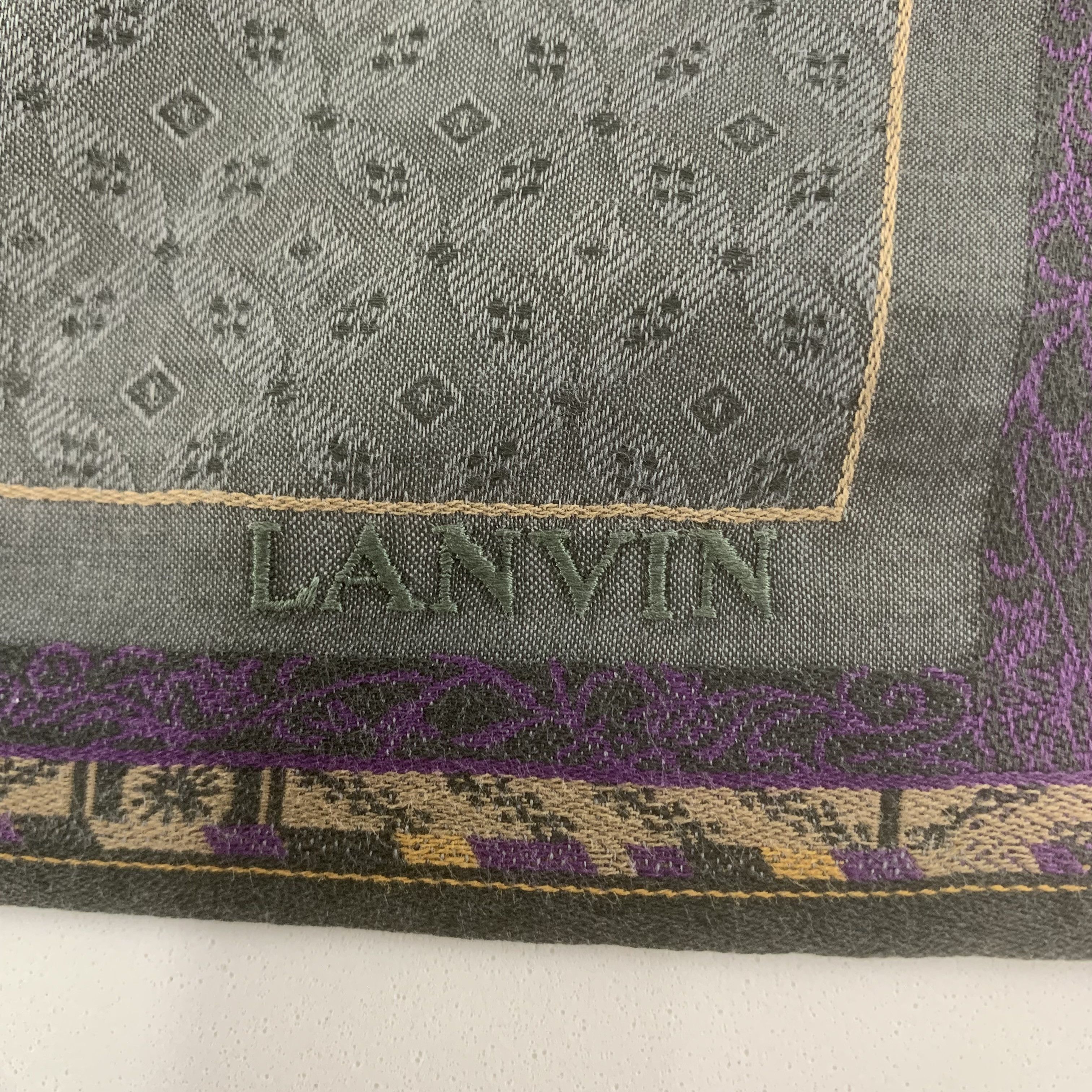 Lanvin Lanvin Handkerchief Bandana Neckerchief Square TB3387 Size ONE SIZE - 4 Thumbnail
