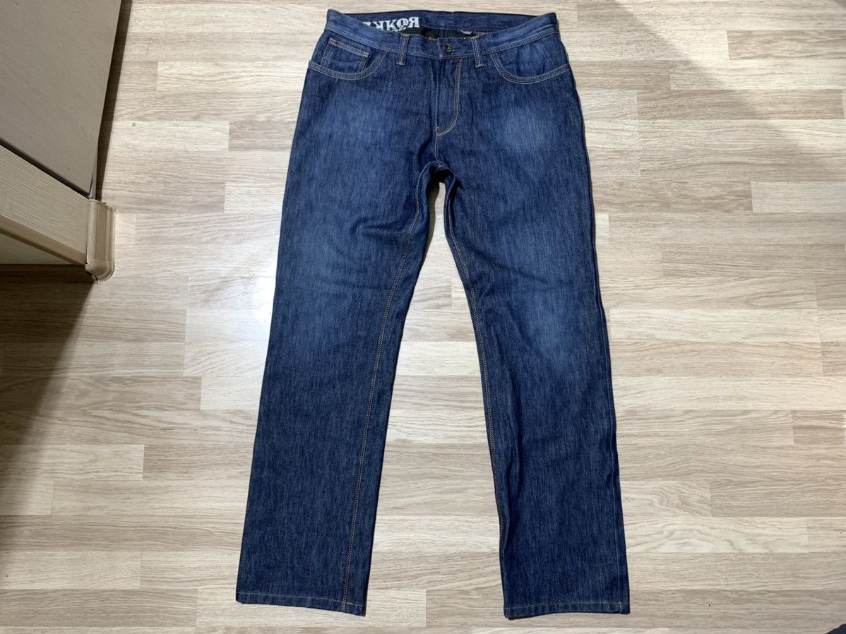 image of Moto x Rokker Company Rokker Schoeller C_Change Waterproof Jeans W38/l34 in Blue, Men's