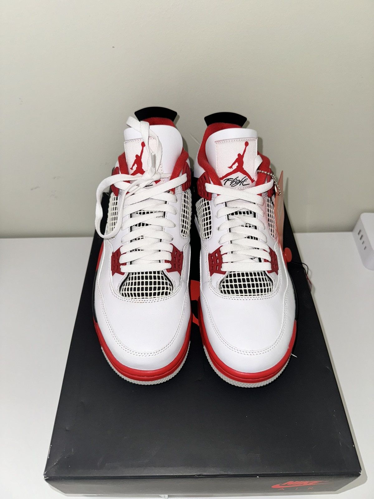 Jordan Brand Air Jordan 4 Retro Og ‘Fire Red’ 2020 Size US 9.5 / EU 42-43 - 1 Thumbnail