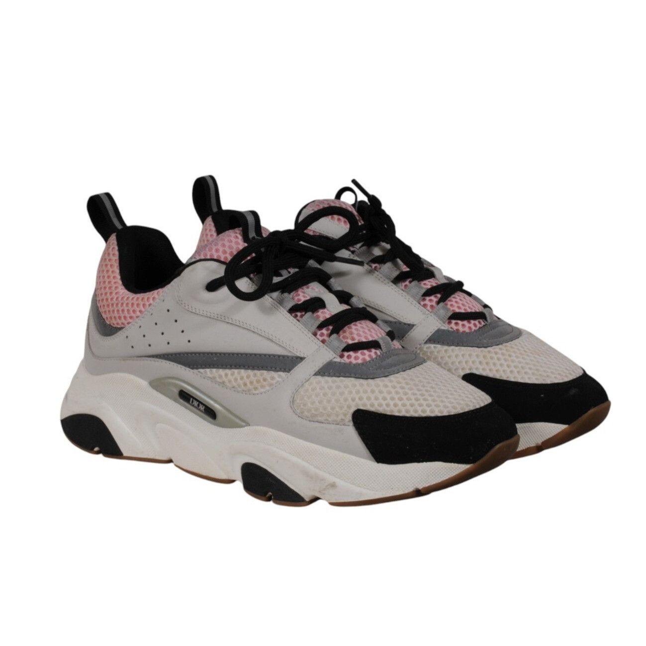 Dior Dior Men B22 Sneakers White Pink Silver Chunky Size US 10 / EU 43 - 13 Thumbnail