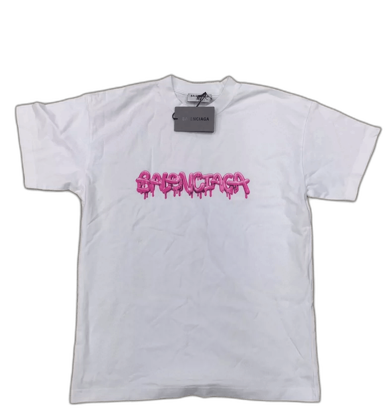 Balenciaga Jelly Logo Short Sleeve T-Shirt-yf