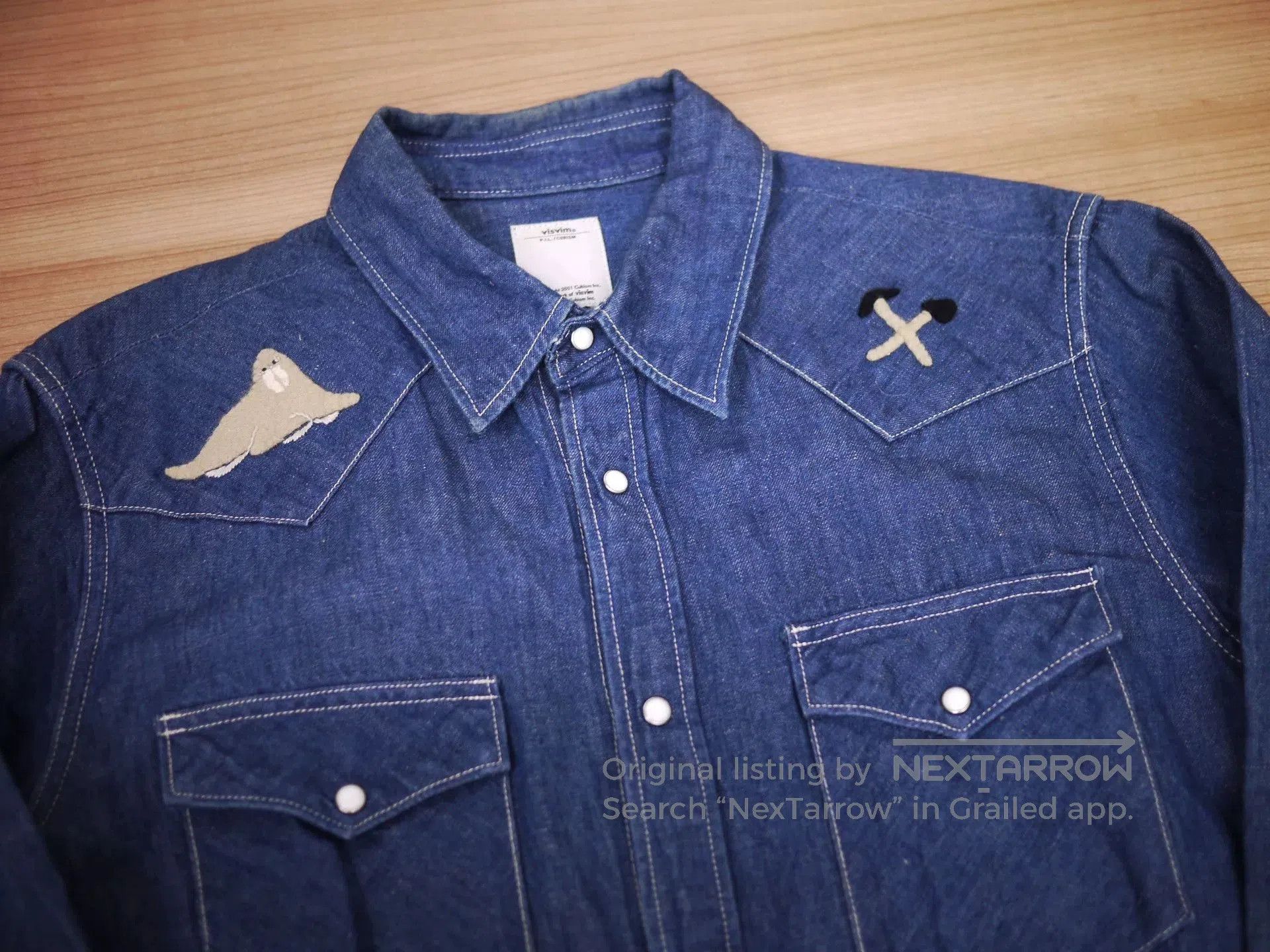 Visvim Visvim Social Sculpture OneWash Shirt. Size US L / EU 52-54 / 3 - 3 Thumbnail