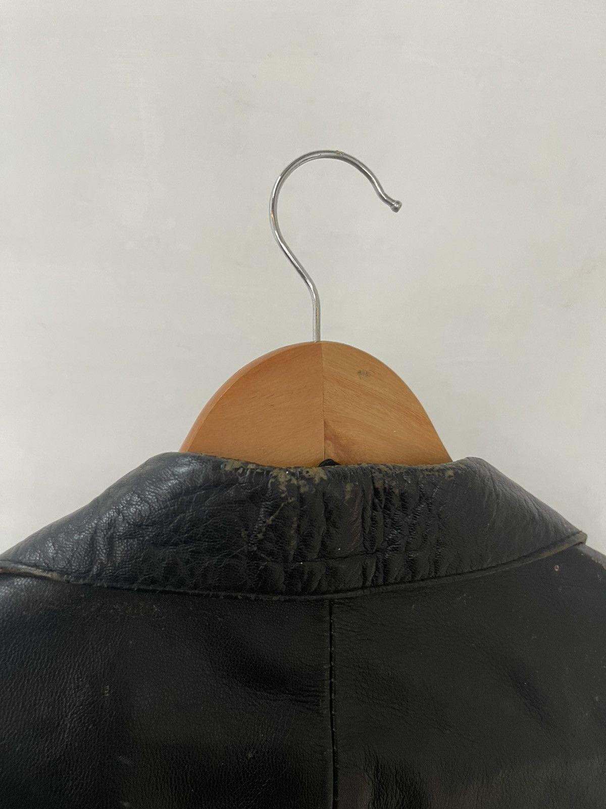 Leather VINTAGE LEATHER JACKET BLAZER Size US S / EU 44-46 / 1 - 4 Thumbnail