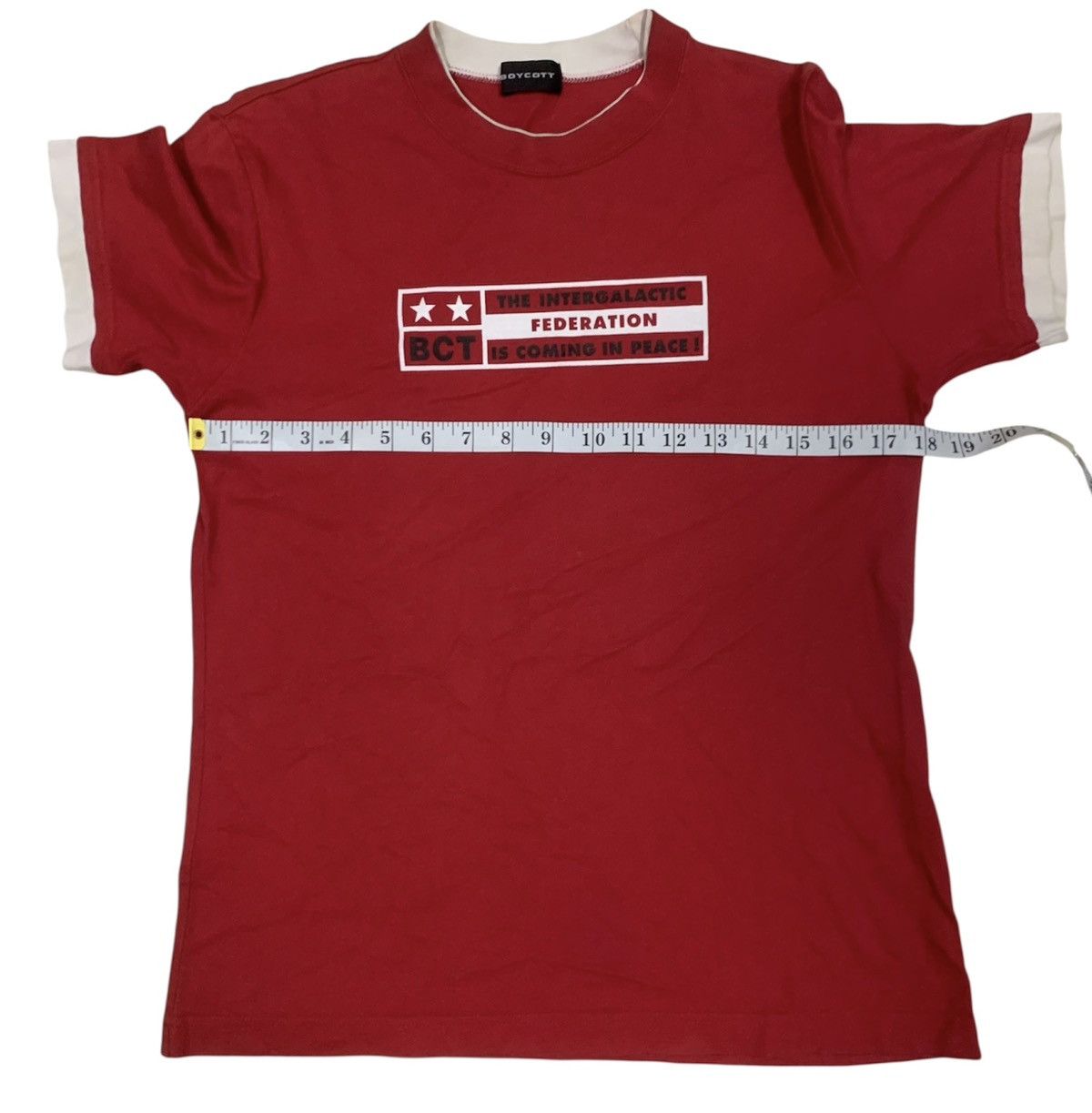 Boycott Boycott vintage ringer tshirt Size US S / EU 44-46 / 1 - 7 Thumbnail