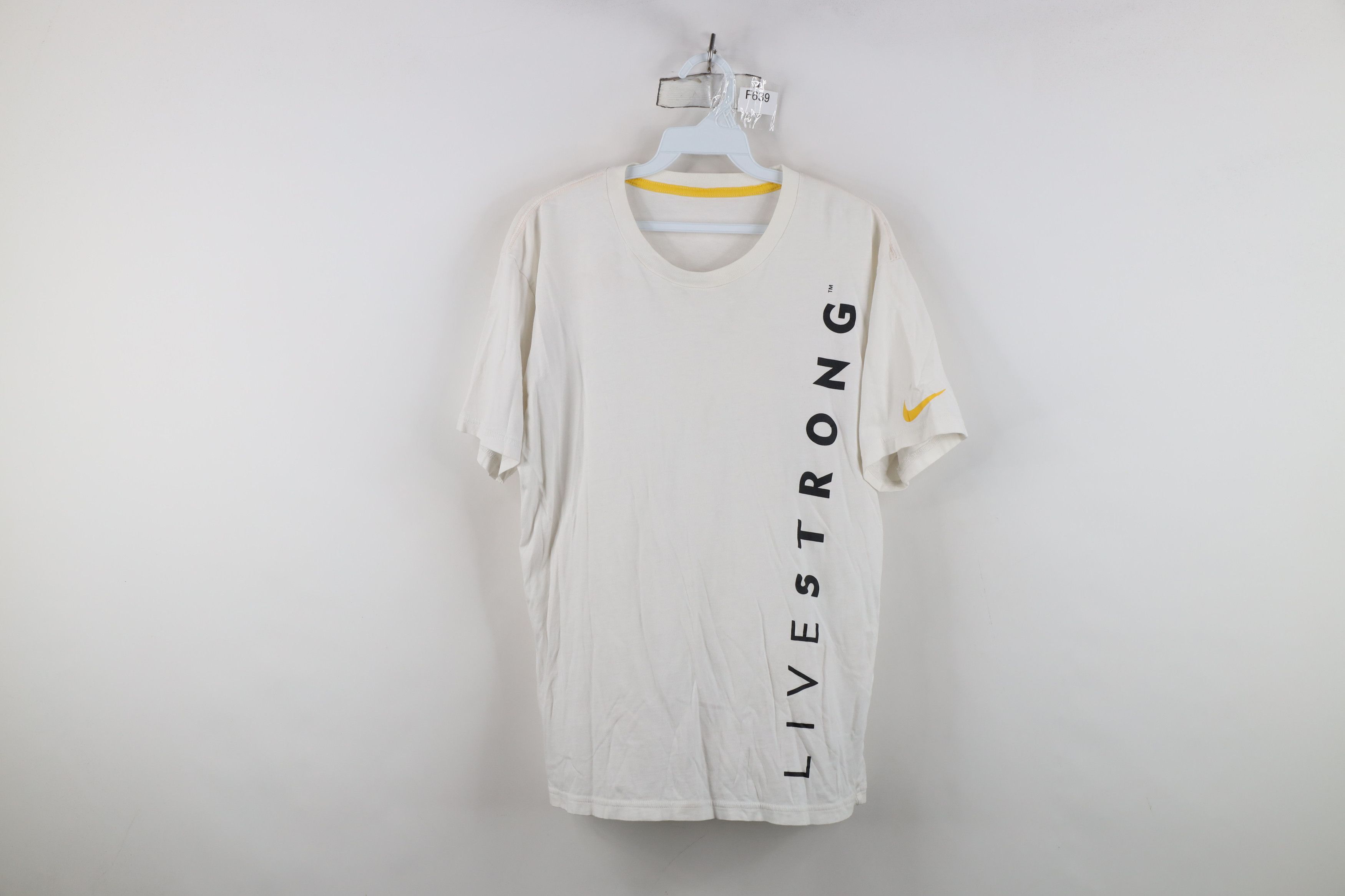 Nike Vintage Nike Livestrong Lance Armstrong Short Sleeve T-Shirt Size US M / EU 48-50 / 2 - 1 Thumbnail