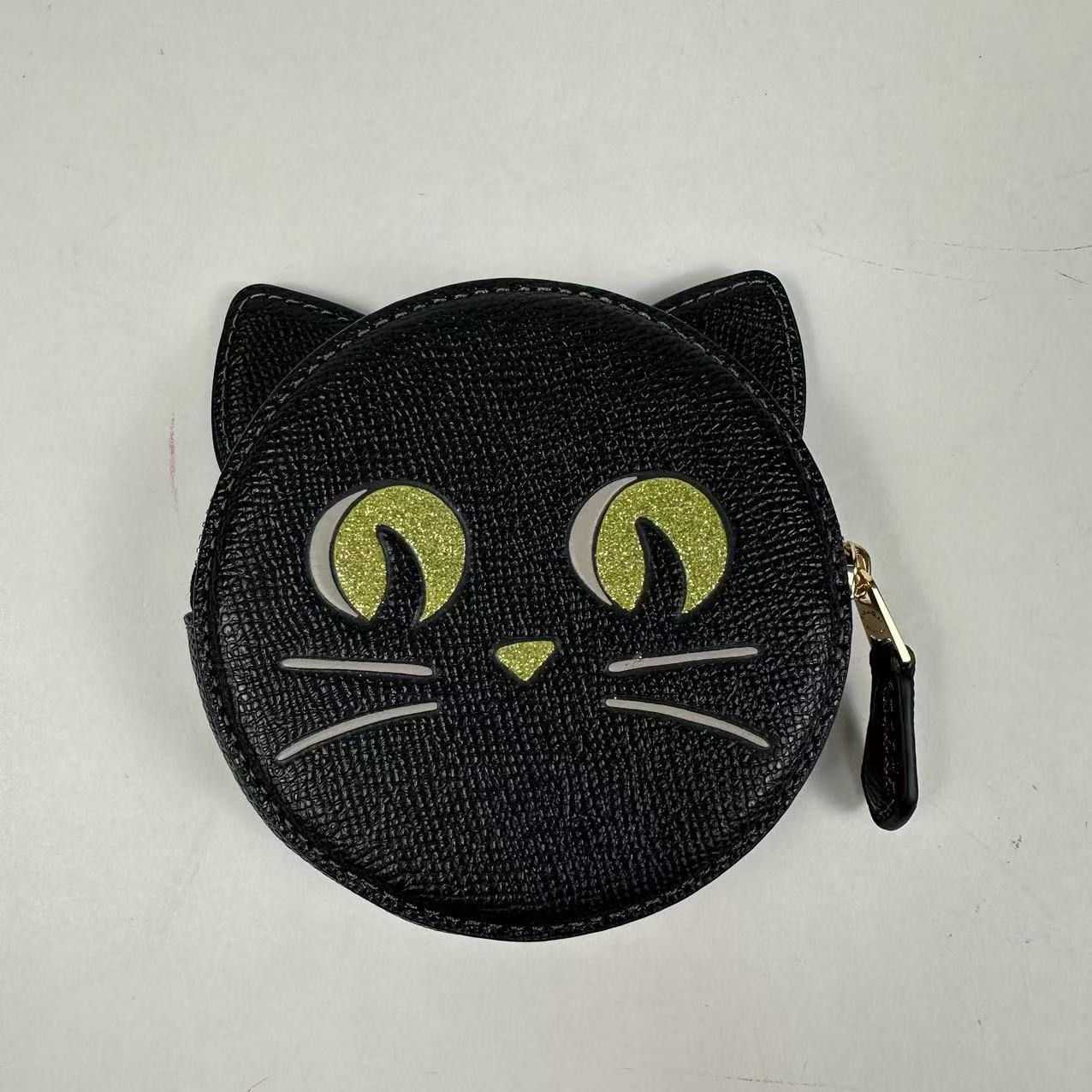 COACH CW464 Coin Case With Halloween Cat