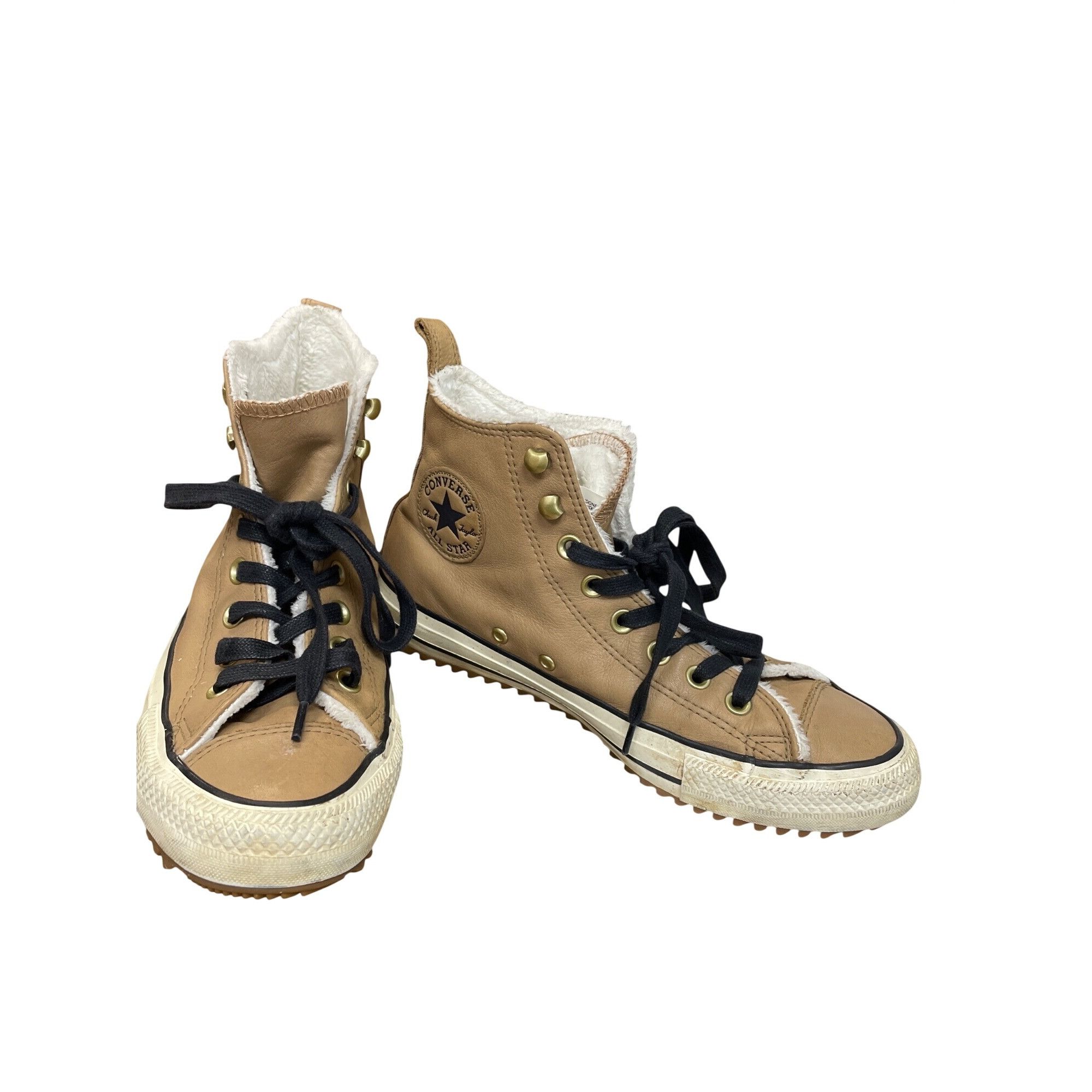 Converse Converese Chuck Taylor unisex M7W9 leather high top lined sn Size US 9 / IT 39 - 16 Thumbnail