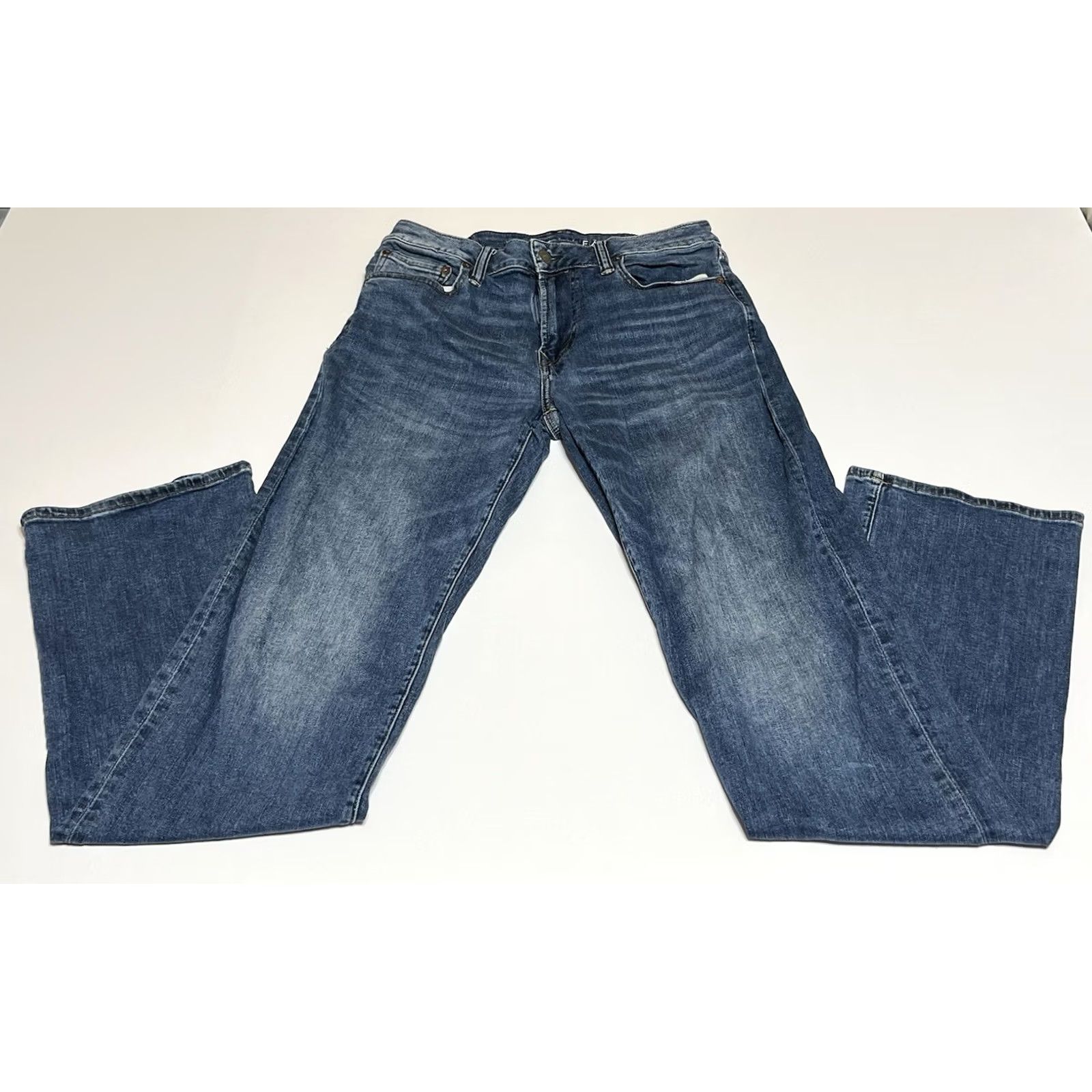 American Eagle Outfitters American Eagle Outfitters Original Boot Jeans Mens 32x36 Blue Denim Bootcut 5-Pocket Mid Rise Regular Size 32 Blue Cotton Blend Jeans Size US 32 / EU 48 - 2 Thumbnail