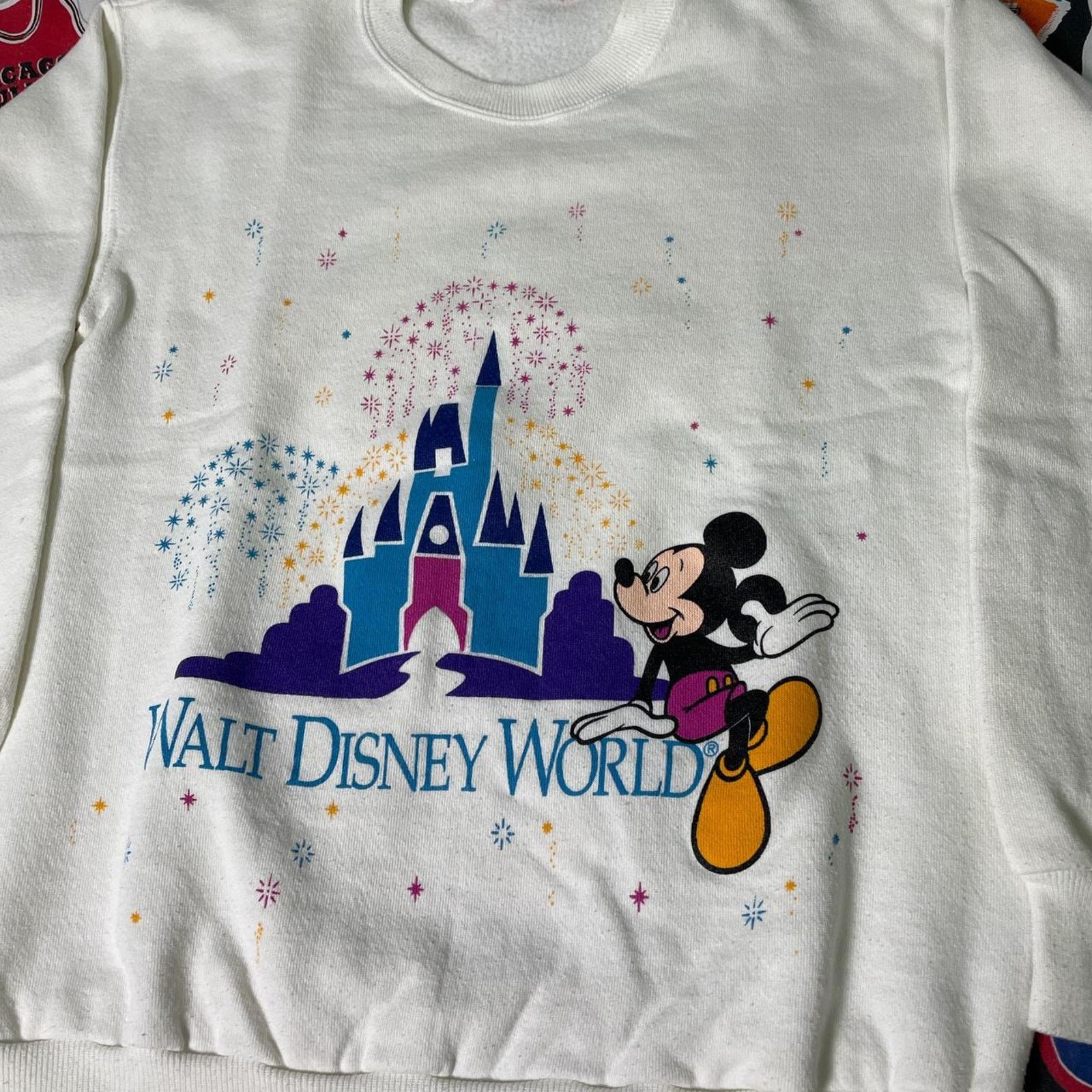 Disney × Vintage Vintage 1990s Walt Disney World Mickey Mouse Movie Crewneck Size US S / EU 44-46 / 1 - 3 Thumbnail