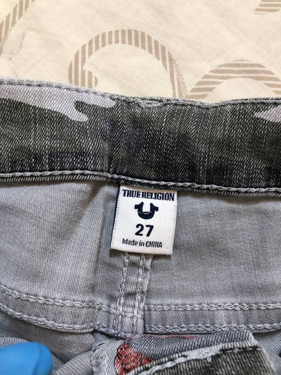 True Religion True Religion Moto Skinny Pants Camouflage jeans Size 27" / US 4 / IT 40 - 2 Thumbnail