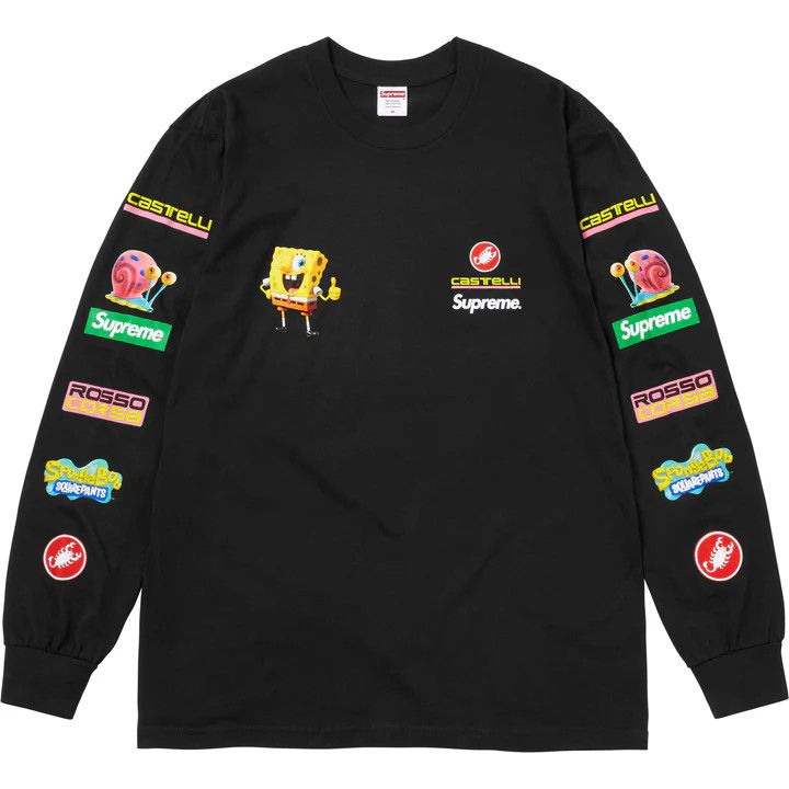 Supreme x SpongeBob Tee White XL（Supreme®/SpongeBob SquarePants 