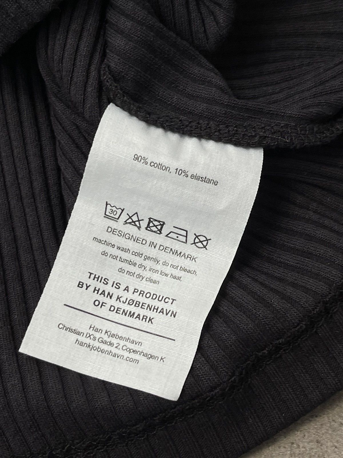 Han Kjobenhavn !DS! SS23 Han Kjobenhavn Light Ribbed Cropped Racer Top Size L / US 10 / IT 46 - 20 Thumbnail