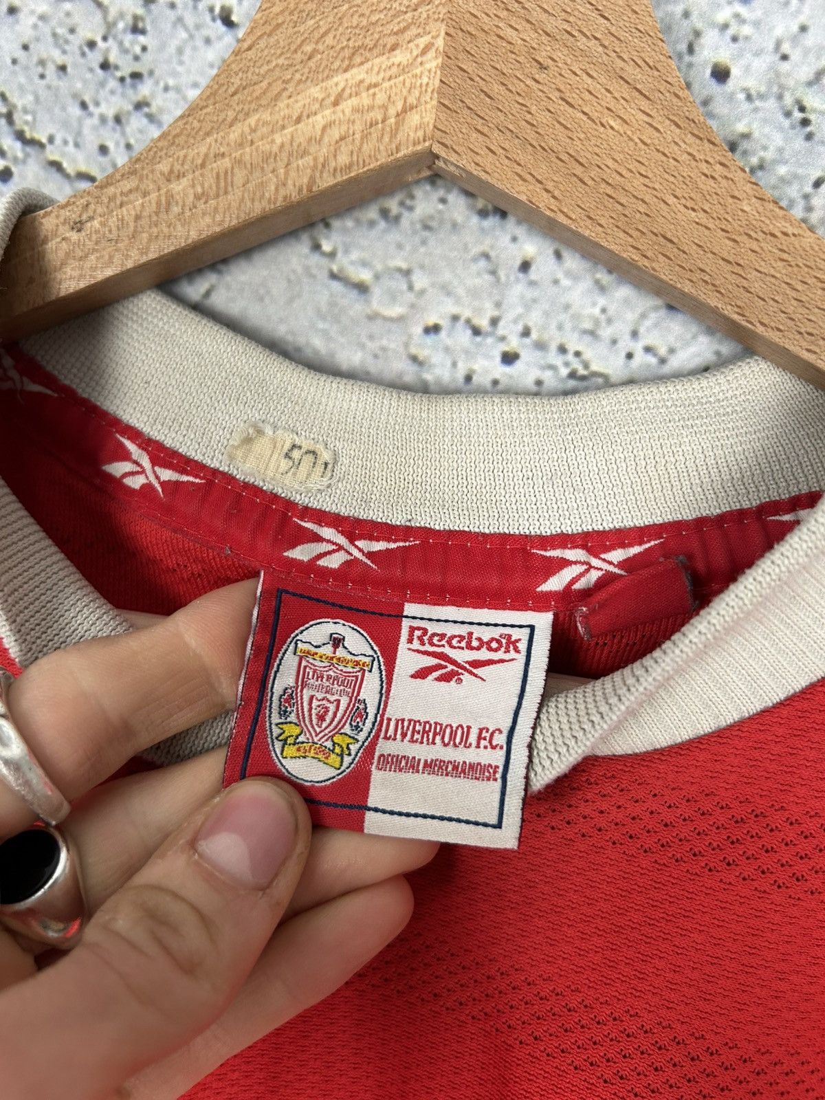 Reebok Vintage Liverpool FC Reebok 90s Soccer Jersey Football Rare Size US XL / EU 56 / 4 - 6 Thumbnail