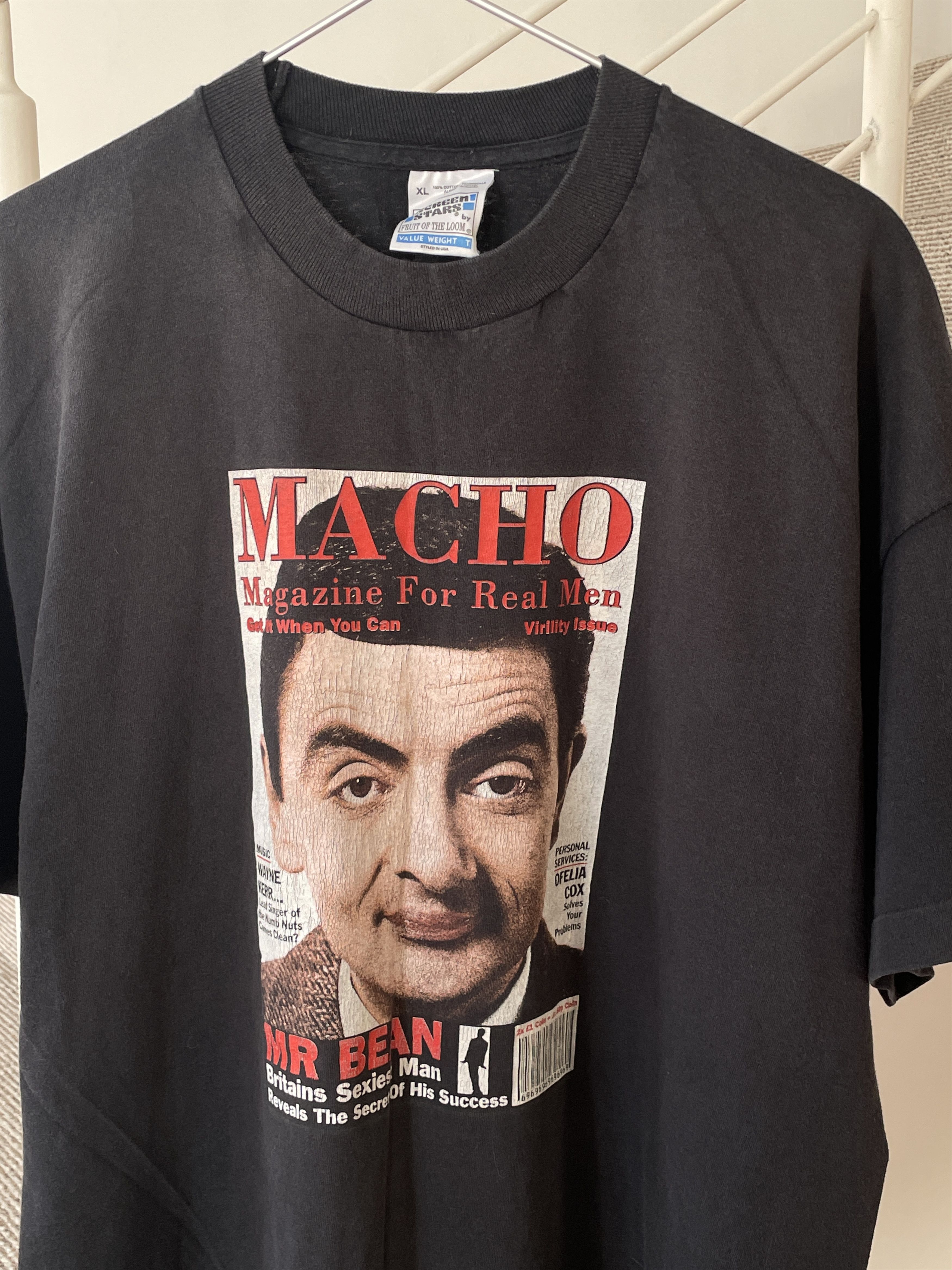 Movie × Tee × Vintage MR BEAN T Shirt Graphic Tee Promo Movie 90s 