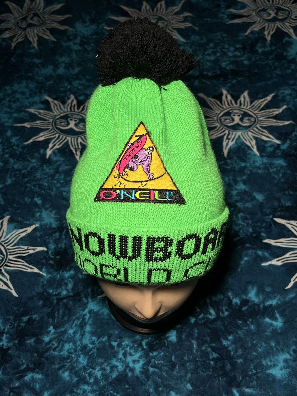 O'Neill 🔥Vintage Y2K 80s Oneill Snowboard Hat Winter Streetwear Size ONE SIZE - 3 Thumbnail