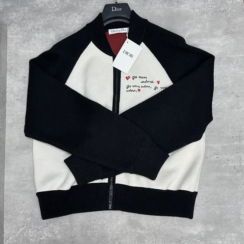 Dior Dior Women's White Cashmere Jacket 0089 Size L / US 10 / IT 46 - 1 Thumbnail