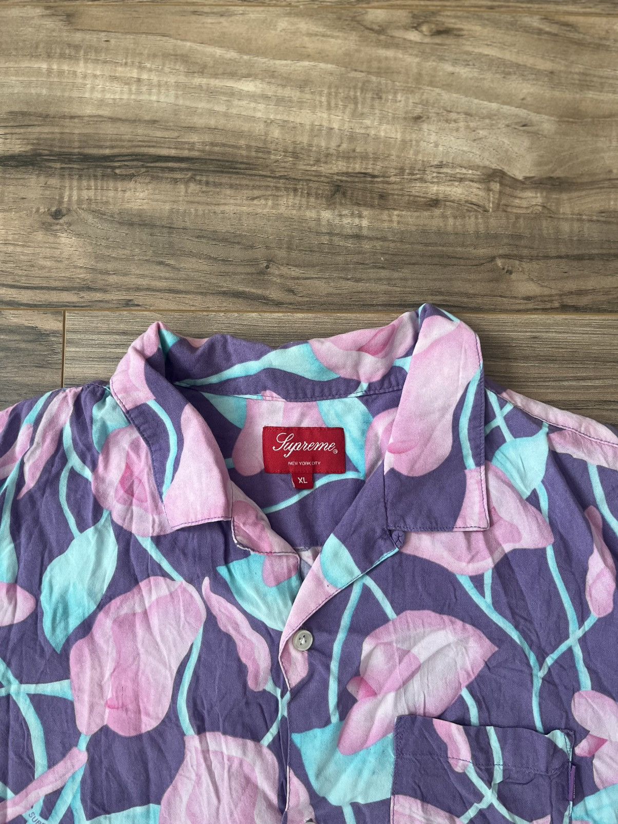 Supreme Supreme Lily Rayon Shirt Size US XL / EU 56 / 4 - 4 Thumbnail