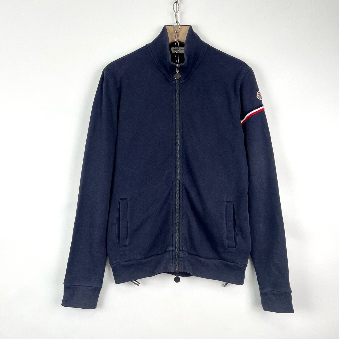 Moncler Moncler Navy Blue Baseball Jacket Size US M / EU 48-50 / 2 - 1 Thumbnail
