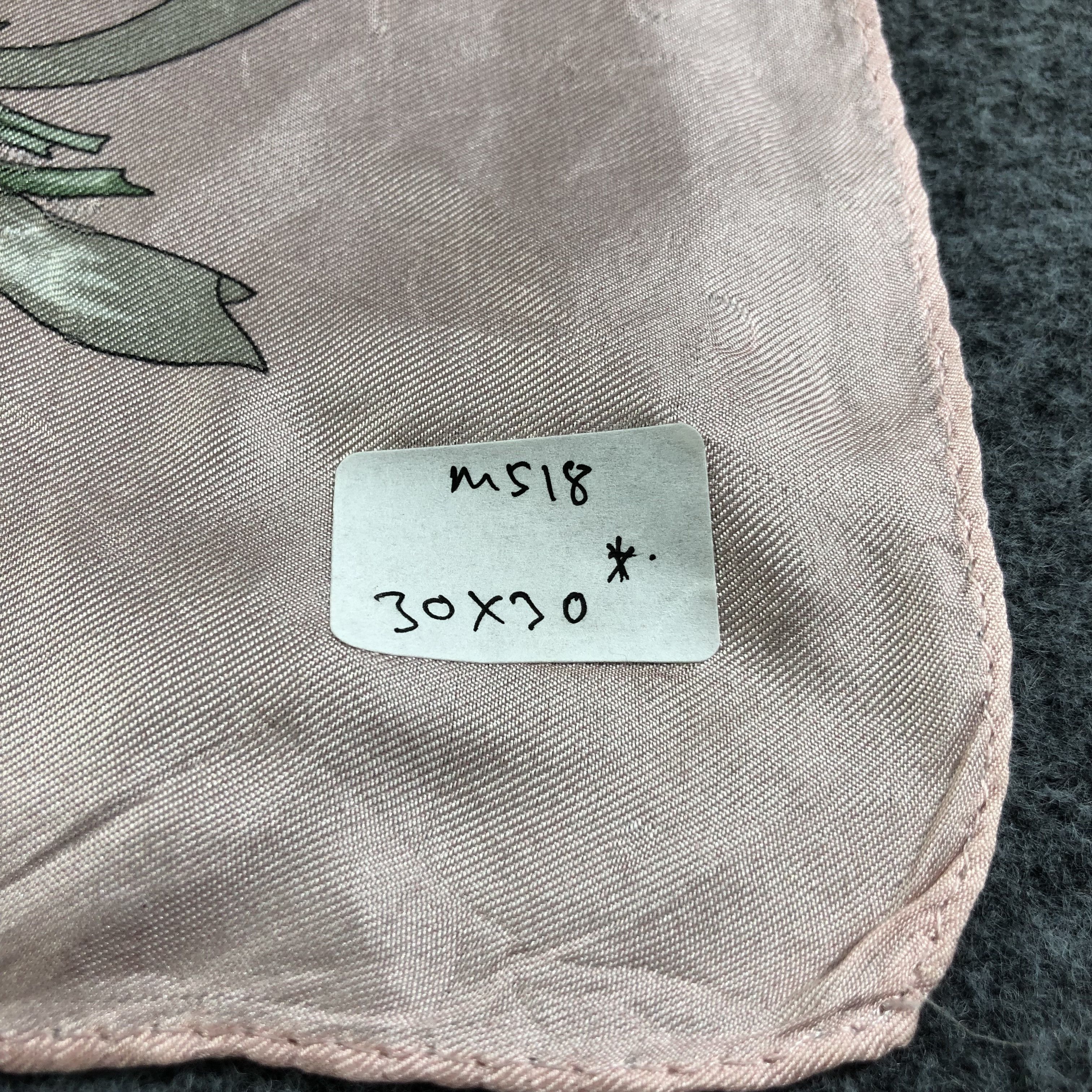 Japanese Brand Luxury Floral Silk Scarf M518 Size ONE SIZE - 10 Thumbnail