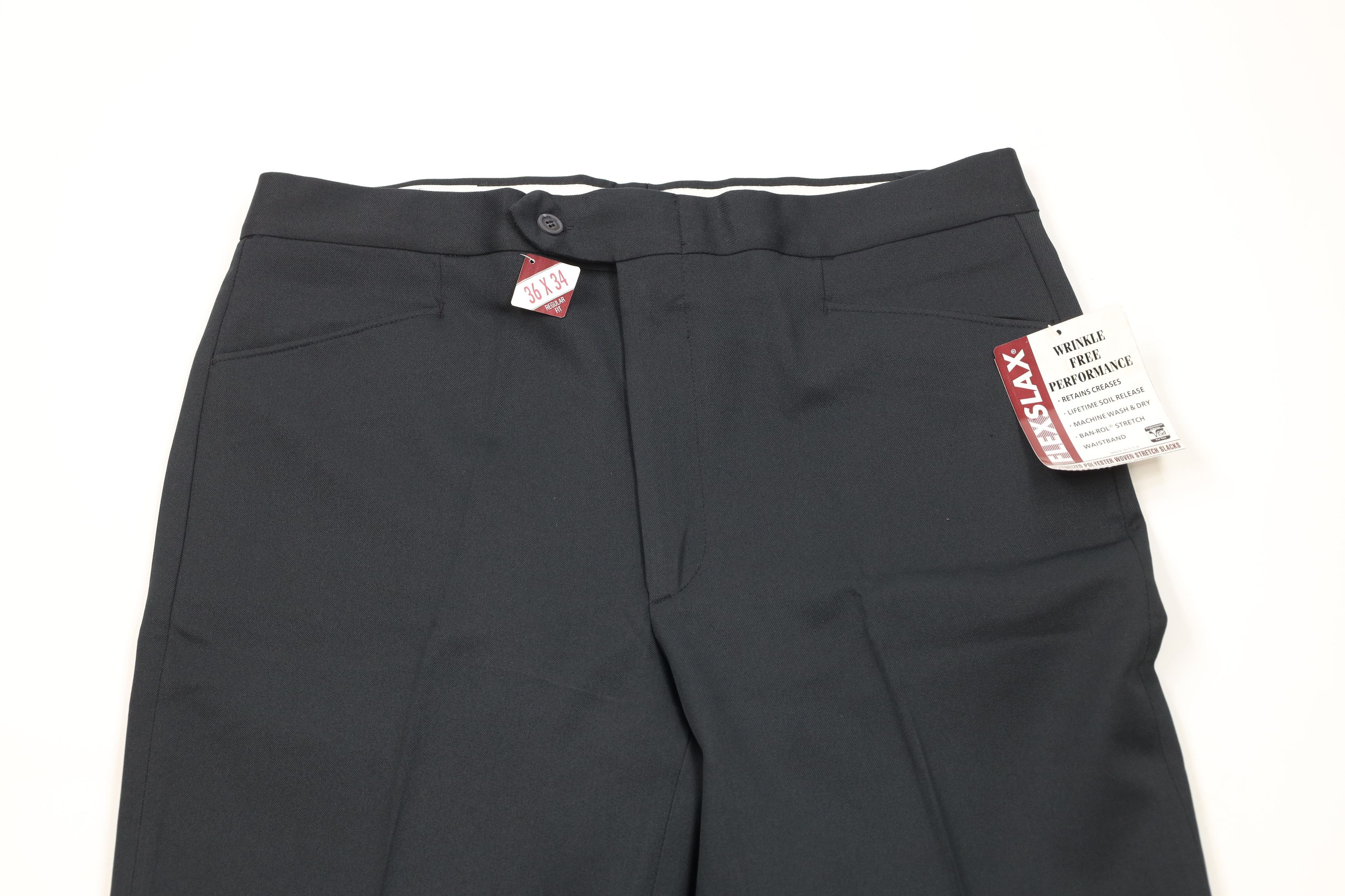 Vintage Deadstock Vintage 70s Streetwear Leg Chino Pants Black USA Size US 36 / EU 52 - 2 Thumbnail