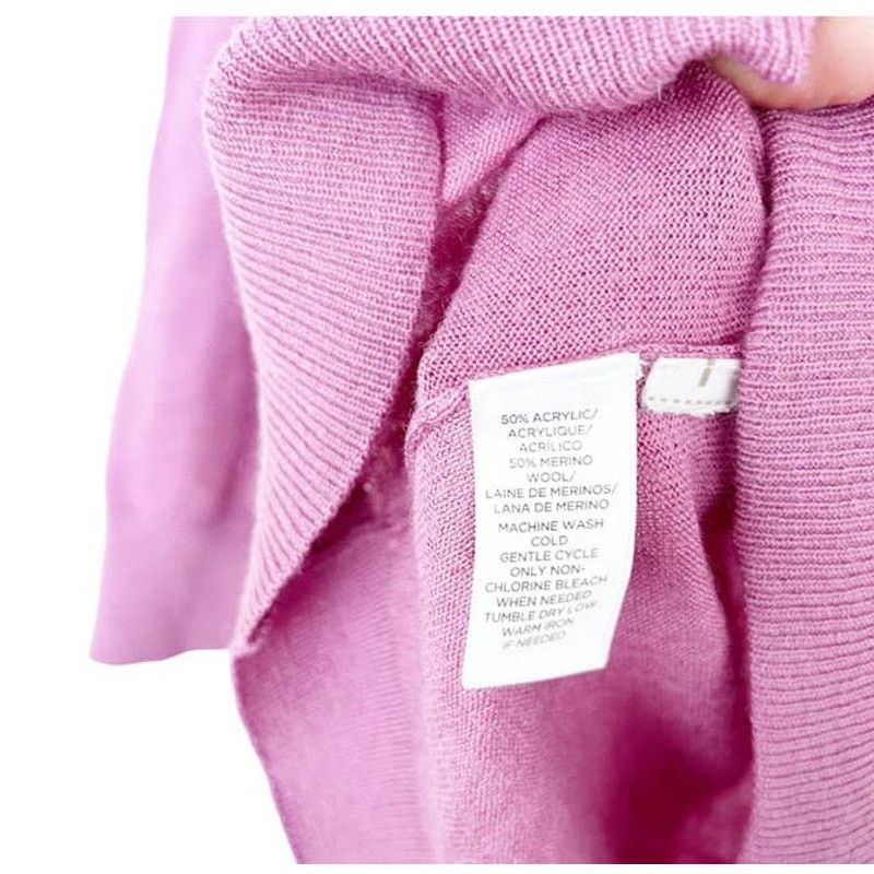 Other Ann Taylor Loft Pink Merino Wool Blend Sweater Sz XS Size XS / US 0-2 / IT 36-38 - 3 Thumbnail