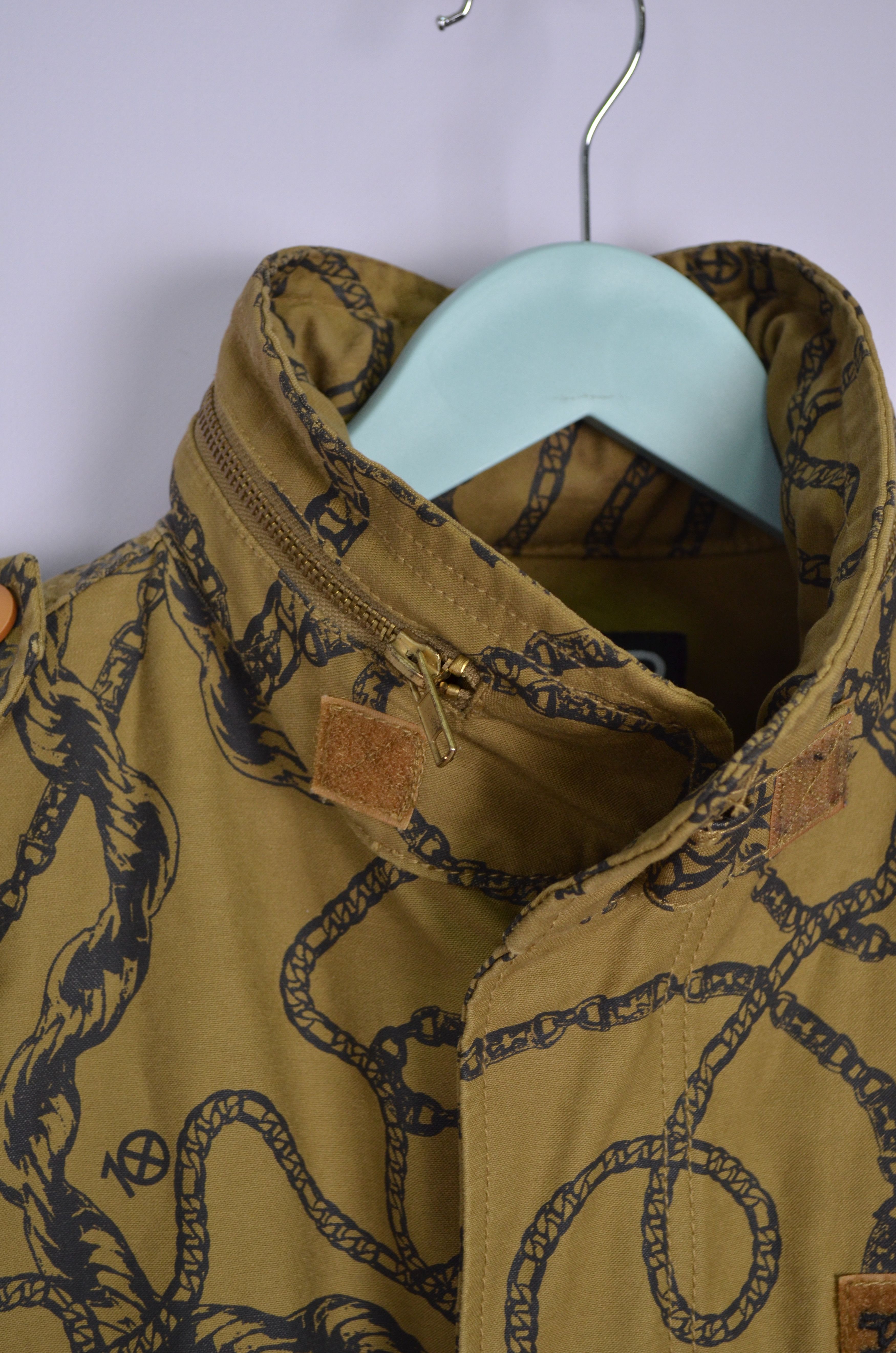 10 Deep × Designer Vintage 10.Deep Chain Gang Military Jacket w/ Zip Away Hood Size US M / EU 48-50 / 2 - 5 Thumbnail