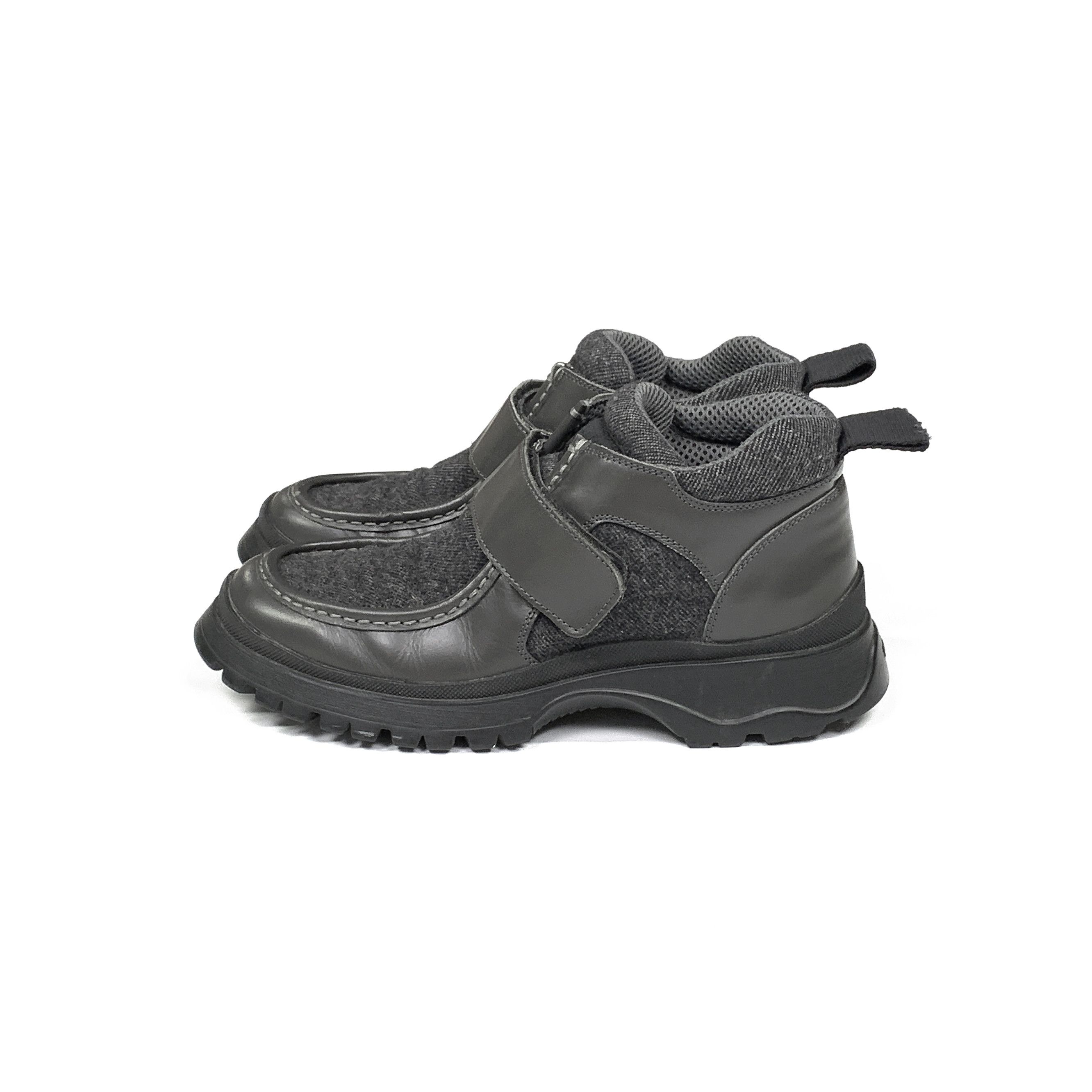 Prada Vtg Velcro Strap Trekking Boots Size US 9 / IT 39 - 3 Thumbnail