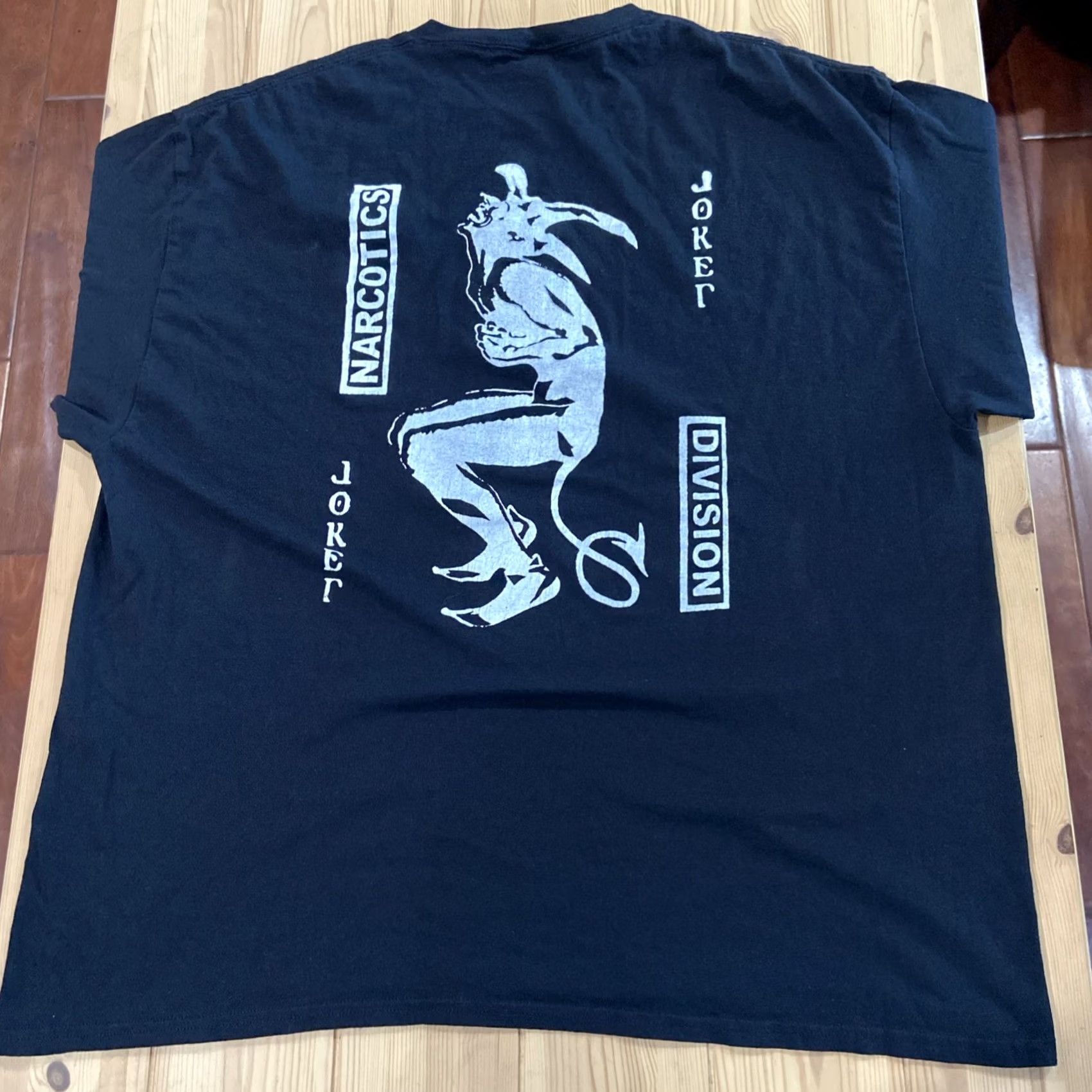 Vintage Narcotics Division T Shirt Jokers Black 2XL Mens Short Sleeve Crew Neck Band Punk Rock HC OC Size US XXL / EU 58 / 5 - 7 Thumbnail
