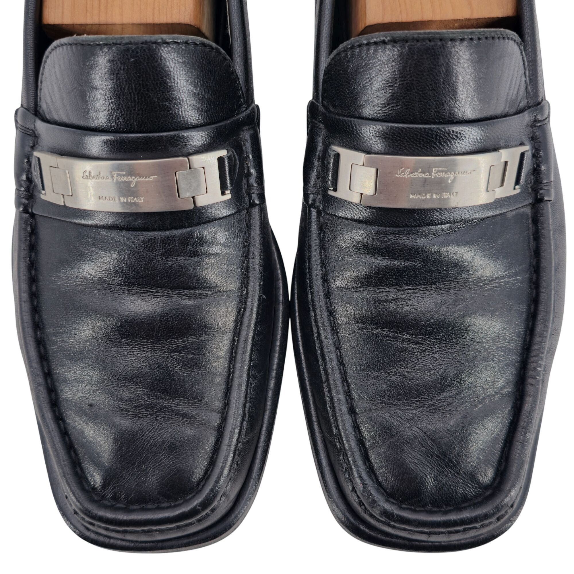 Salvatore Ferragamo Salvatore Ferragamo Italy Men's 8.5 Black Leather Dress Shoe Size US 8.5 / EU 41-42 - 2 Thumbnail