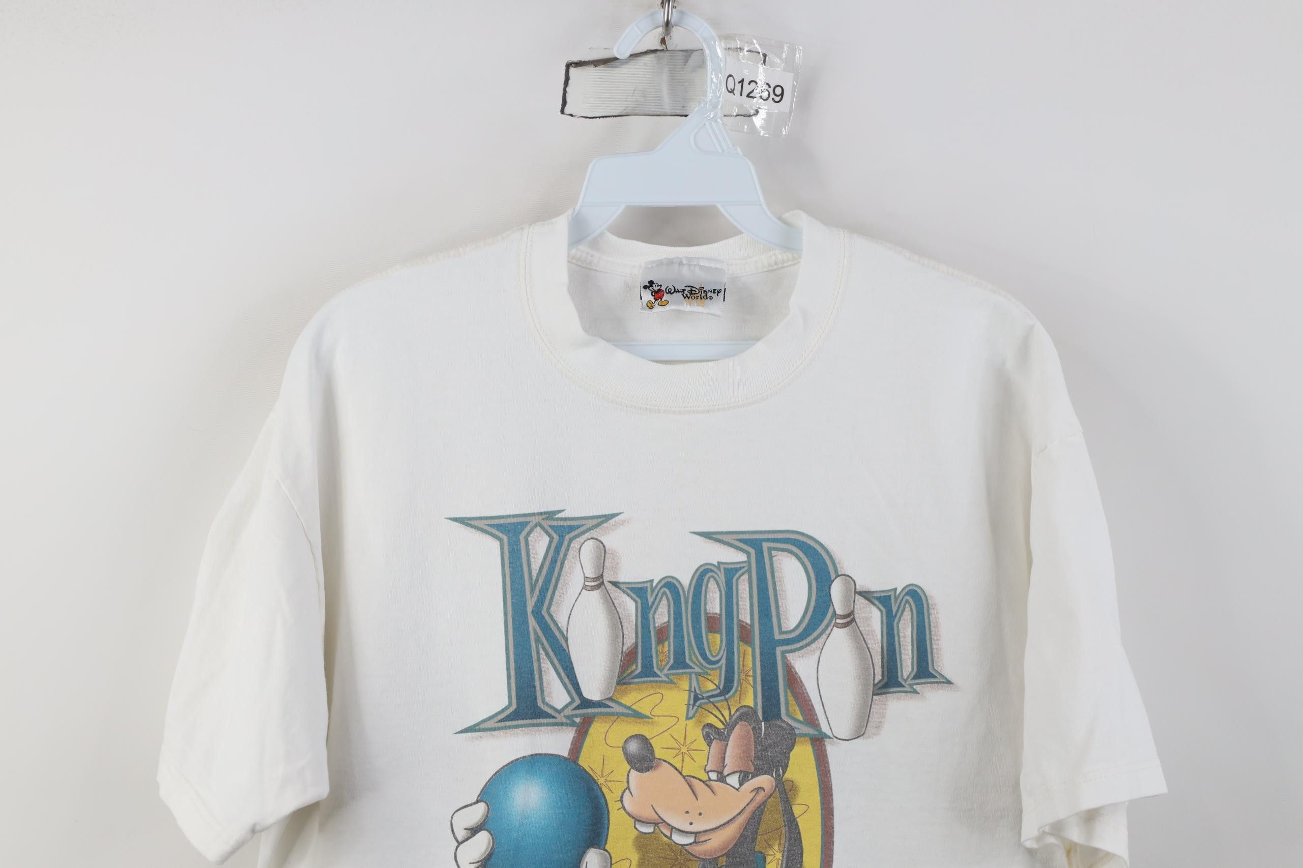 Disney Vintage 90s Walt Disney World King Pin Bowling T-Shirt USA Size US M / EU 48-50 / 2 - 2 Thumbnail