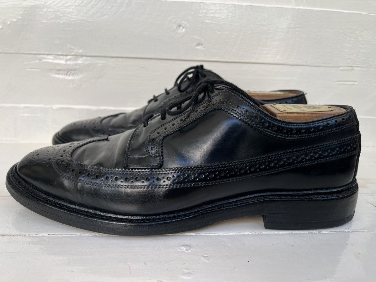 Allen Edmonds Allen Edmonds MacNeil Black Leather Shell Cordovan Wingtip Size US 9.5 / EU 42-43 - 4 Thumbnail