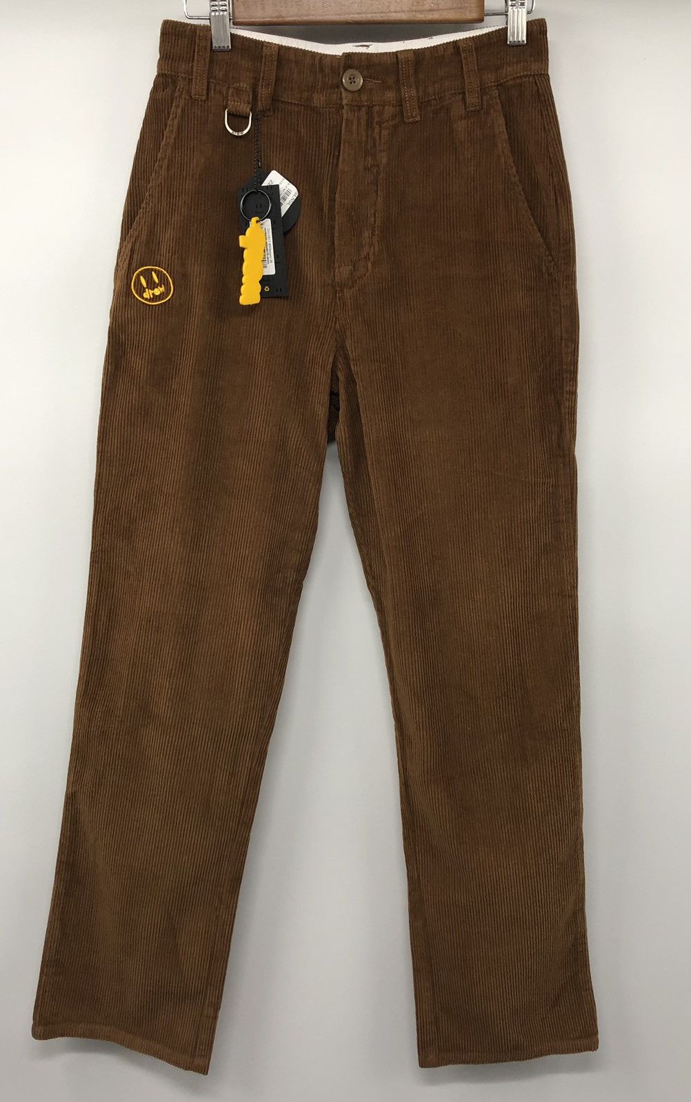 image of Drew House Ssense Exclusive Brown Corduroy Chinos 26, Men's