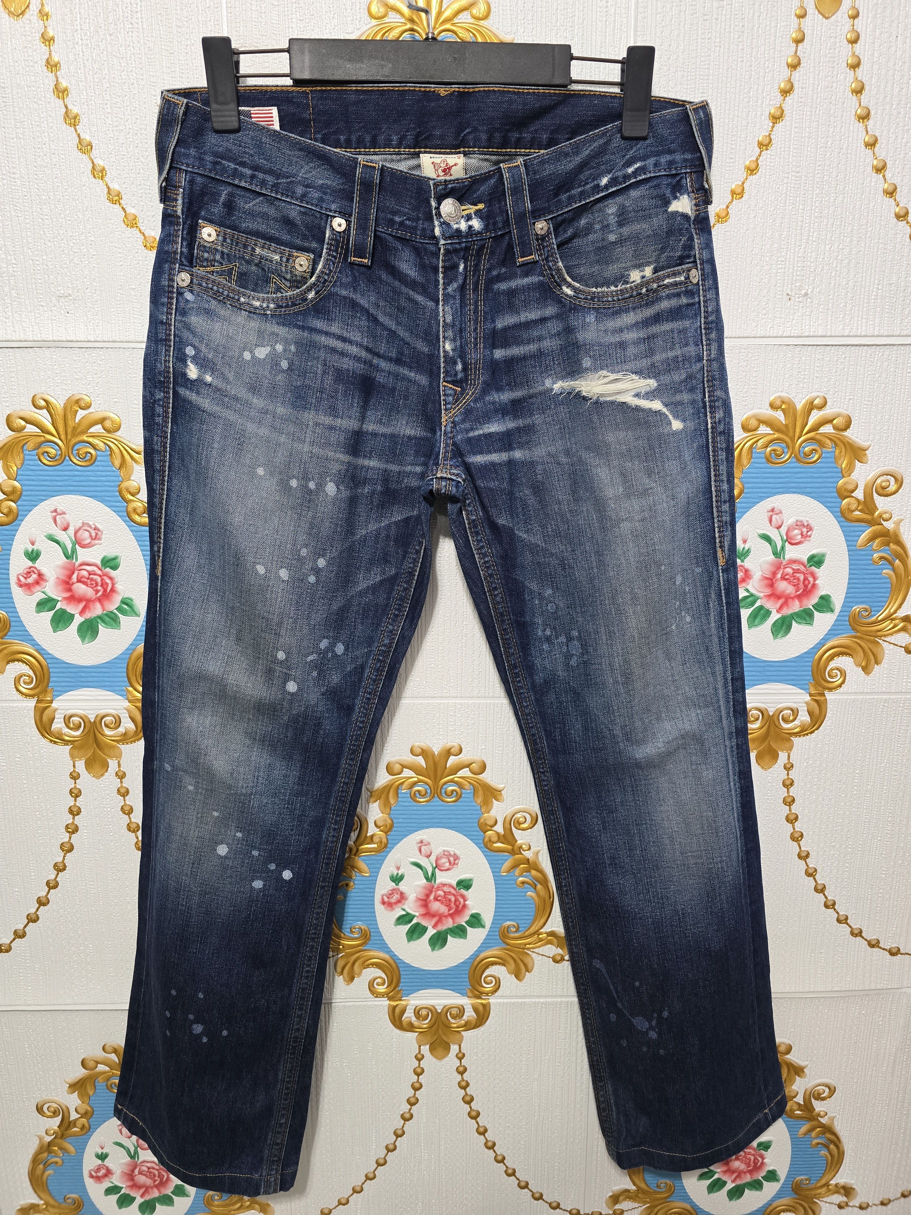 True Religion TRUE True Religion VINTAGE ,Bobby QT jeans w33 made in USA Size US 33 - 1 Thumbnail