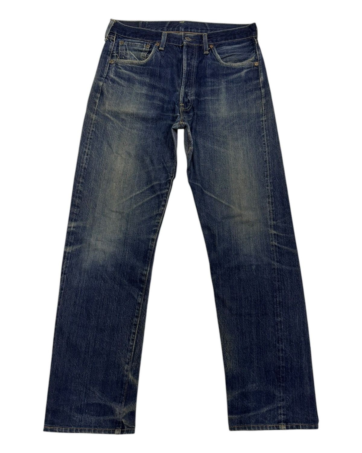 Levi's 🔥VTG 501 BIG E SELVEDGE DISTRESSED DENIM JEANS Size US 32 / EU 48 - 5 Thumbnail
