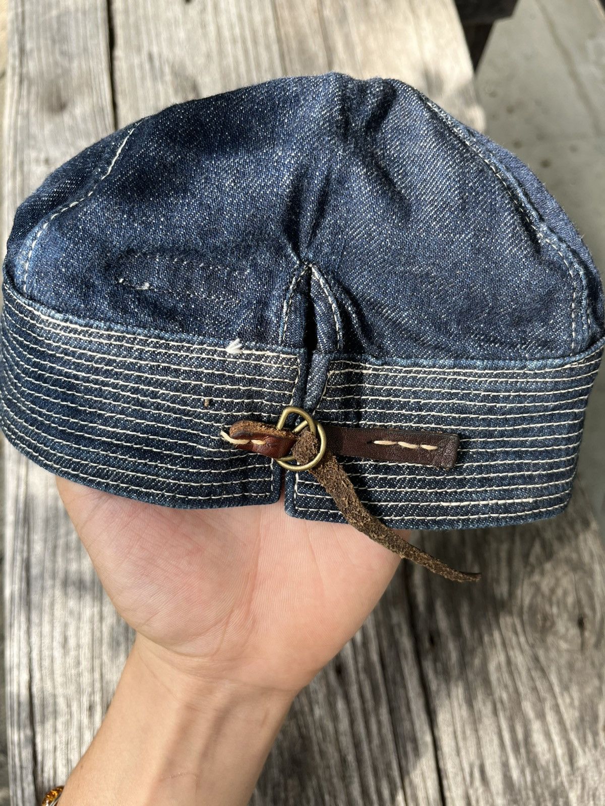 Kapital Kountry 💥KAPITAL Denim Work Cap // Size ONE SIZE - 5 Thumbnail