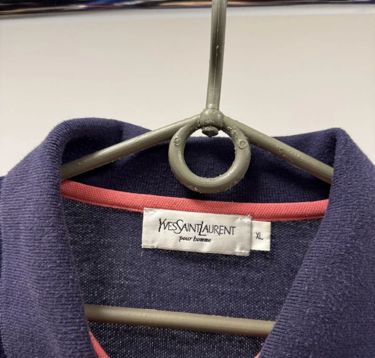 Yves Saint Laurent Yves Saint Laurent YSL Polo Vintage Striped Shirt Size XL Size US XL / EU 56 / 4 - 4 Thumbnail