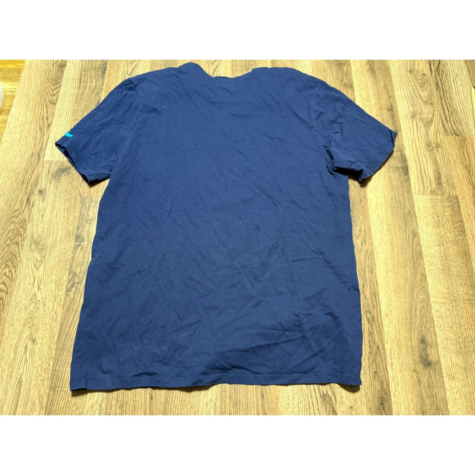 Nike Nike Shirts Men XL Blue Short Sleeve Crew Neck Just Do It Print Dri-Fit Size US XL / EU 56 / 4 - 2 Thumbnail